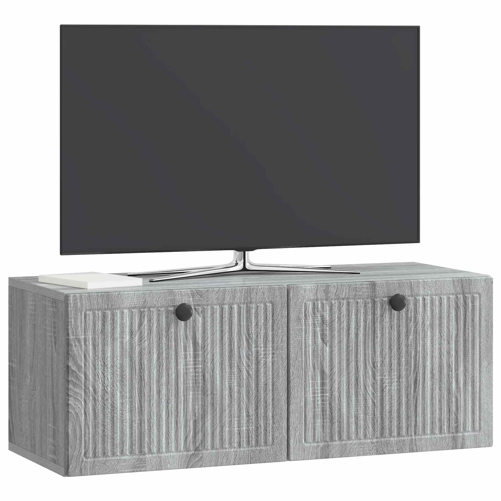 vidaXL Szafka RTV montowana na ścianie Szary Sonoma 78,5 x 31 x 30 cm