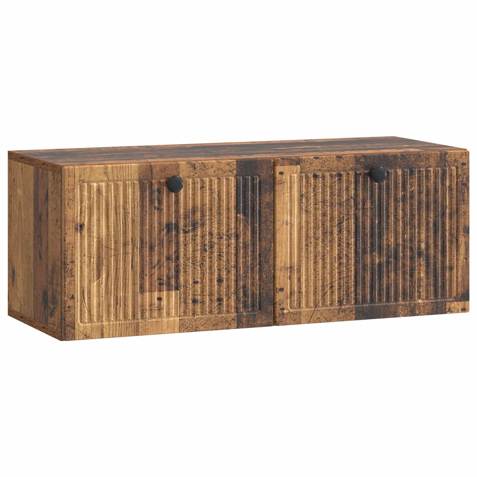 vidaXL Szafka RTV montowana na ścianie Stare drewno 78,5 x 31 x 30 cm