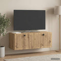 vidaXL Szafka RTV montowana na ścianie 78,5 x 31 x 30 cm Dąb artisan