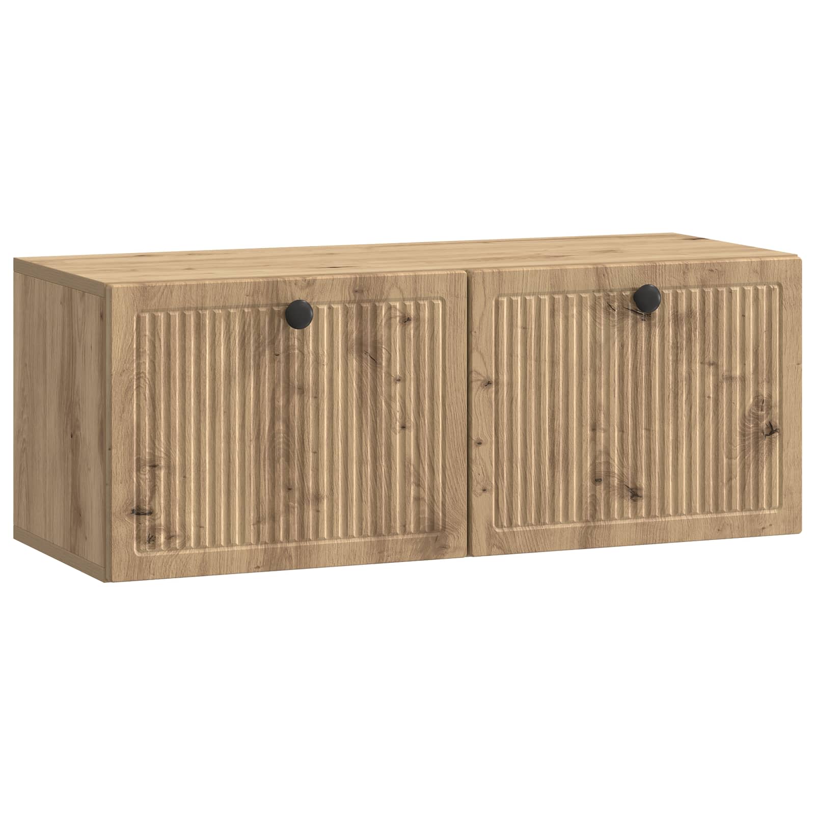 vidaXL Szafka RTV montowana na ścianie 78,5 x 31 x 30 cm Dąb artisan