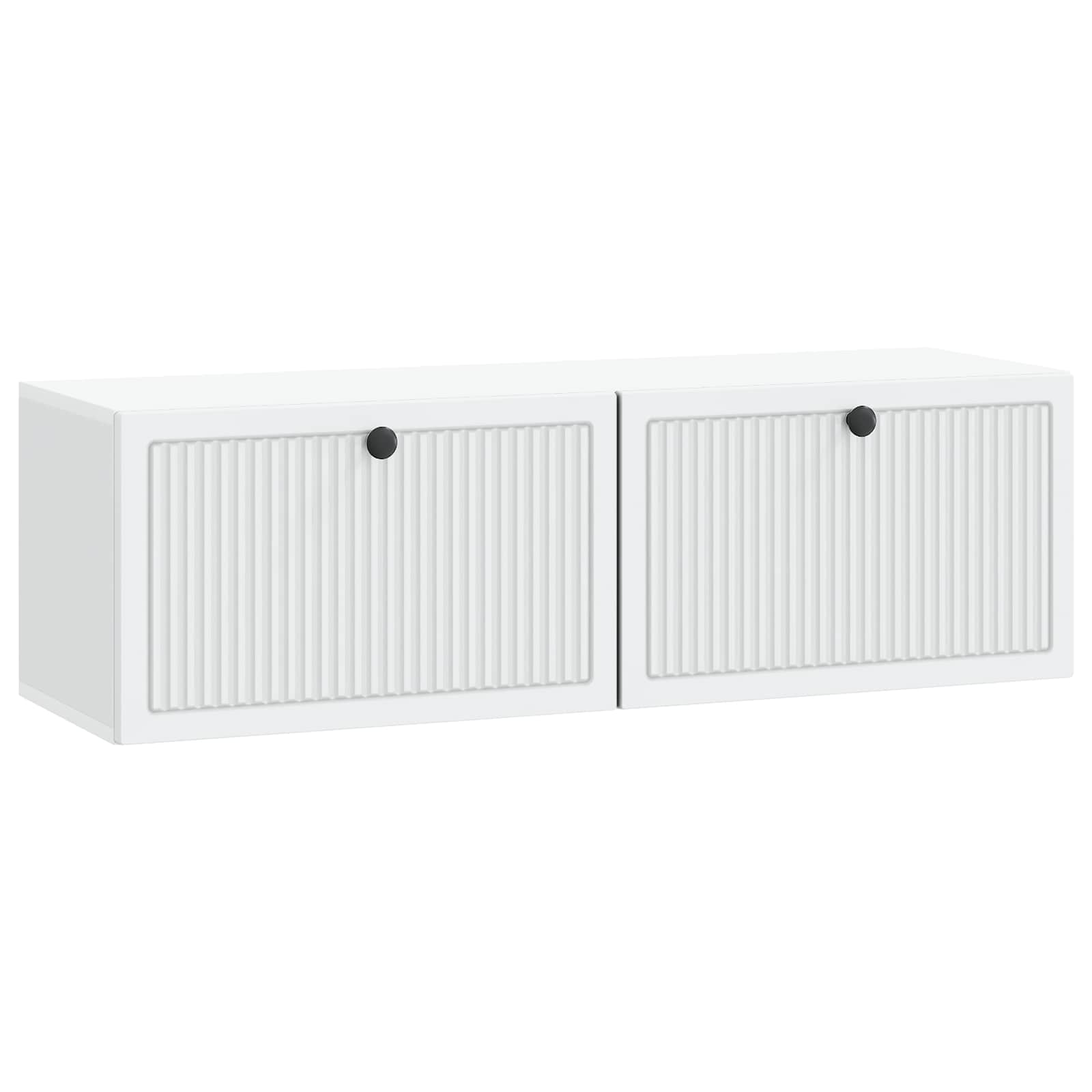 vidaXL Szafka RTV montowana na ścianie Biały 98 x 31 x 30 cm