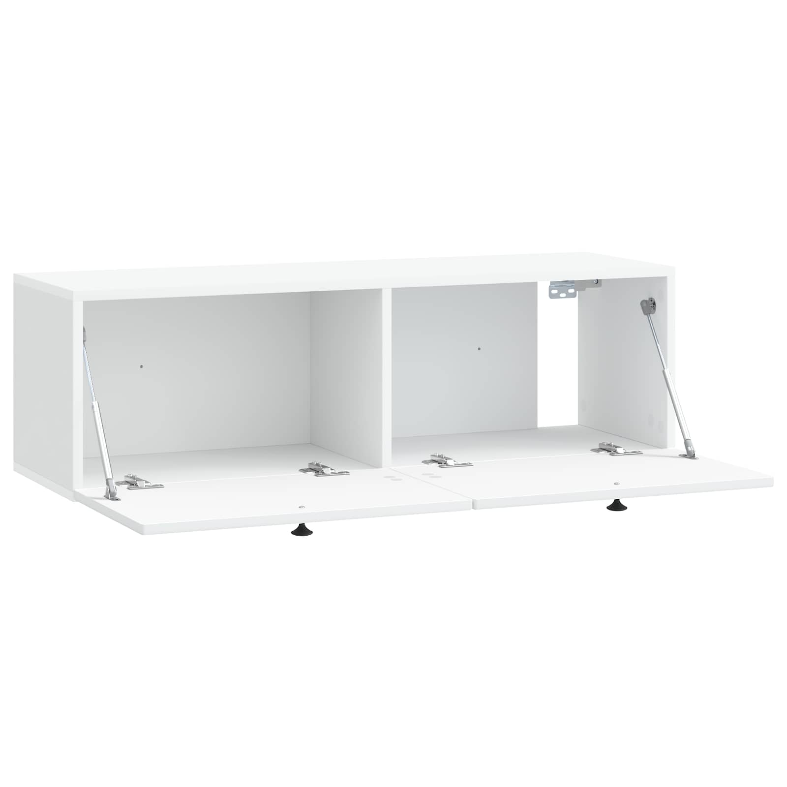 vidaXL Szafka RTV montowana na ścianie Biały 98 x 31 x 30 cm