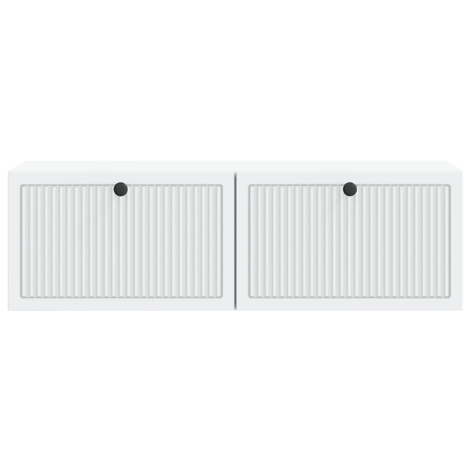 vidaXL Szafka RTV montowana na ścianie Biały 98 x 31 x 30 cm