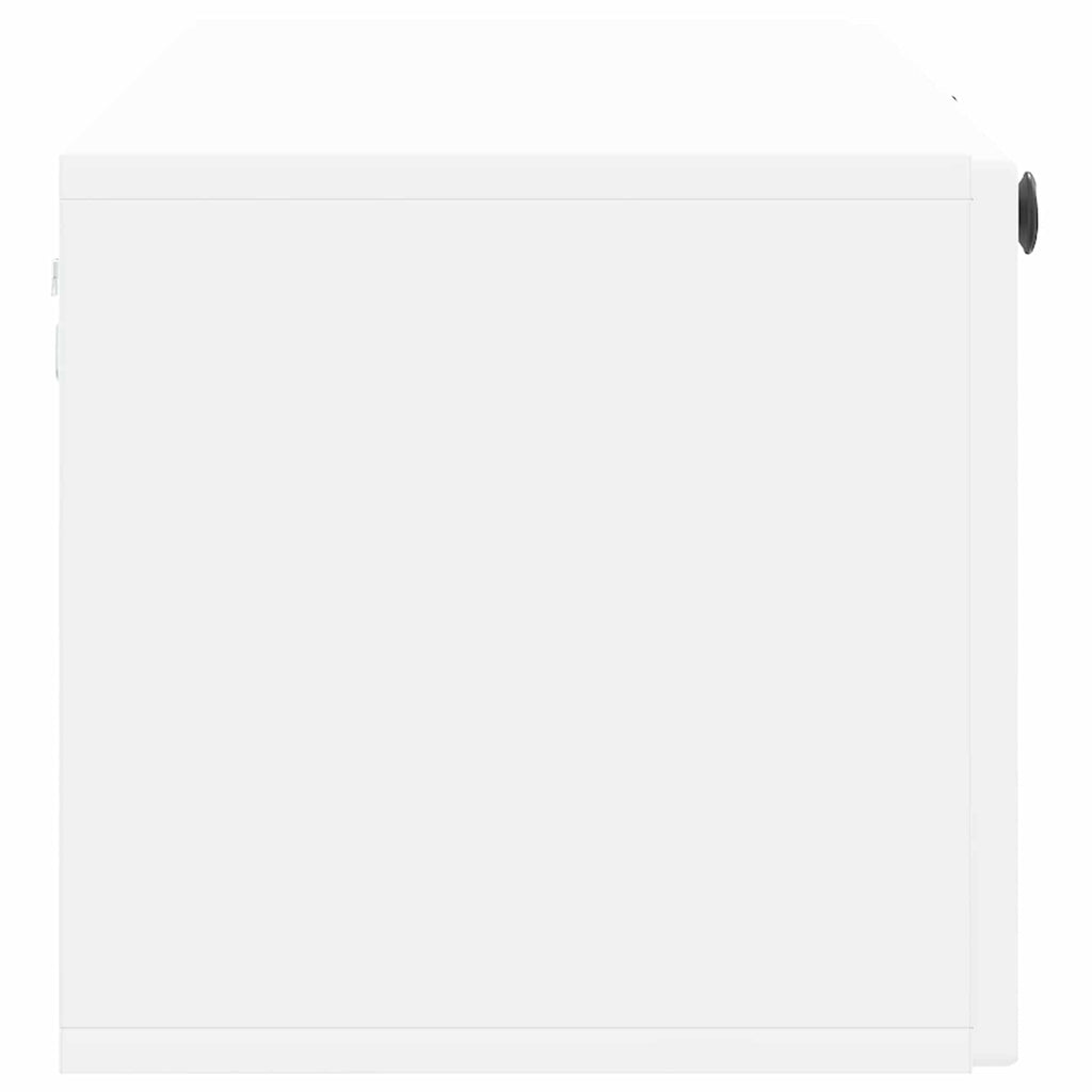 vidaXL Szafka RTV montowana na ścianie Biały 98 x 31 x 30 cm