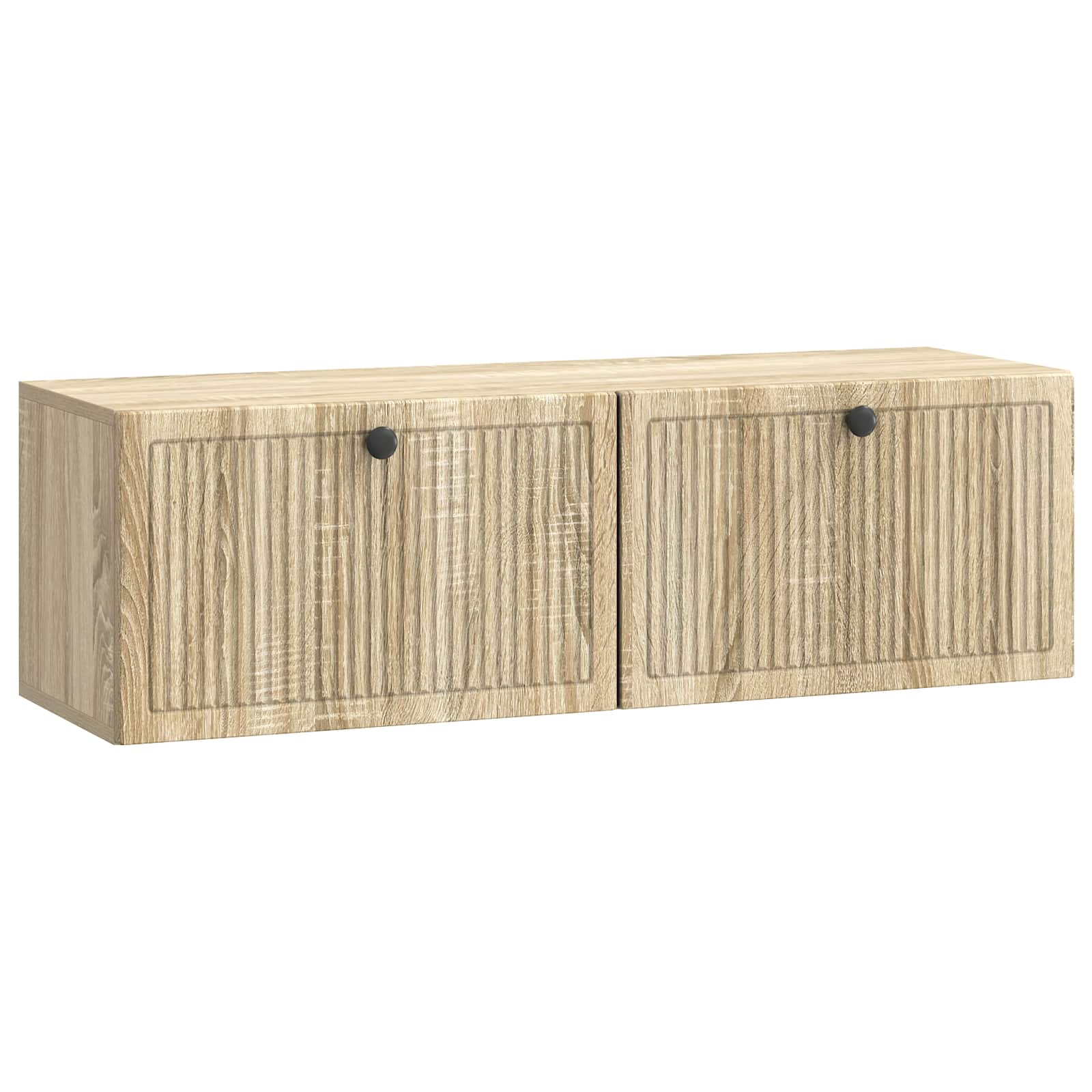 vidaXL Szafka RTV montowana na ścianie dąb Sonoma 98 x 31 x 30 cm