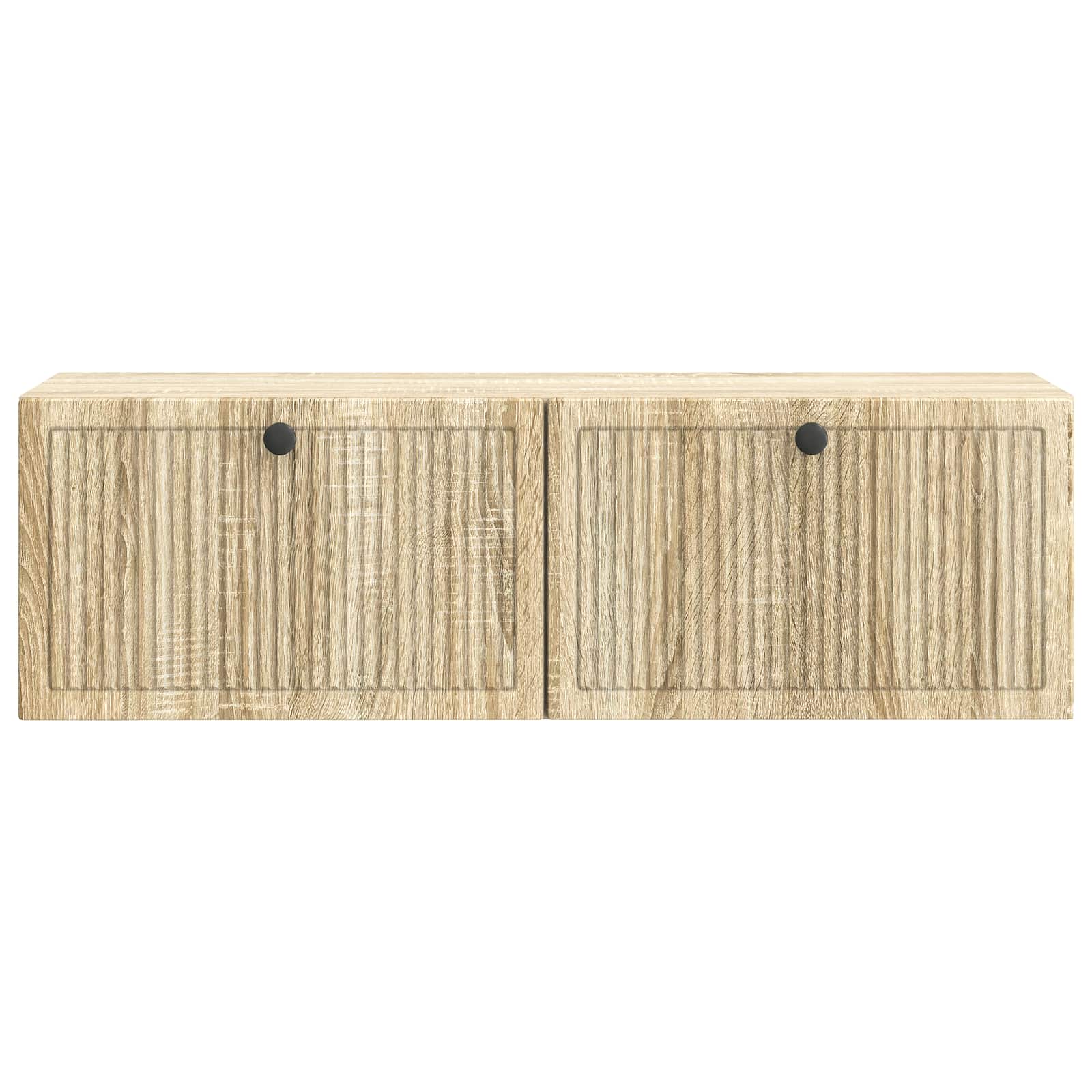vidaXL Szafka RTV montowana na ścianie dąb Sonoma 98 x 31 x 30 cm