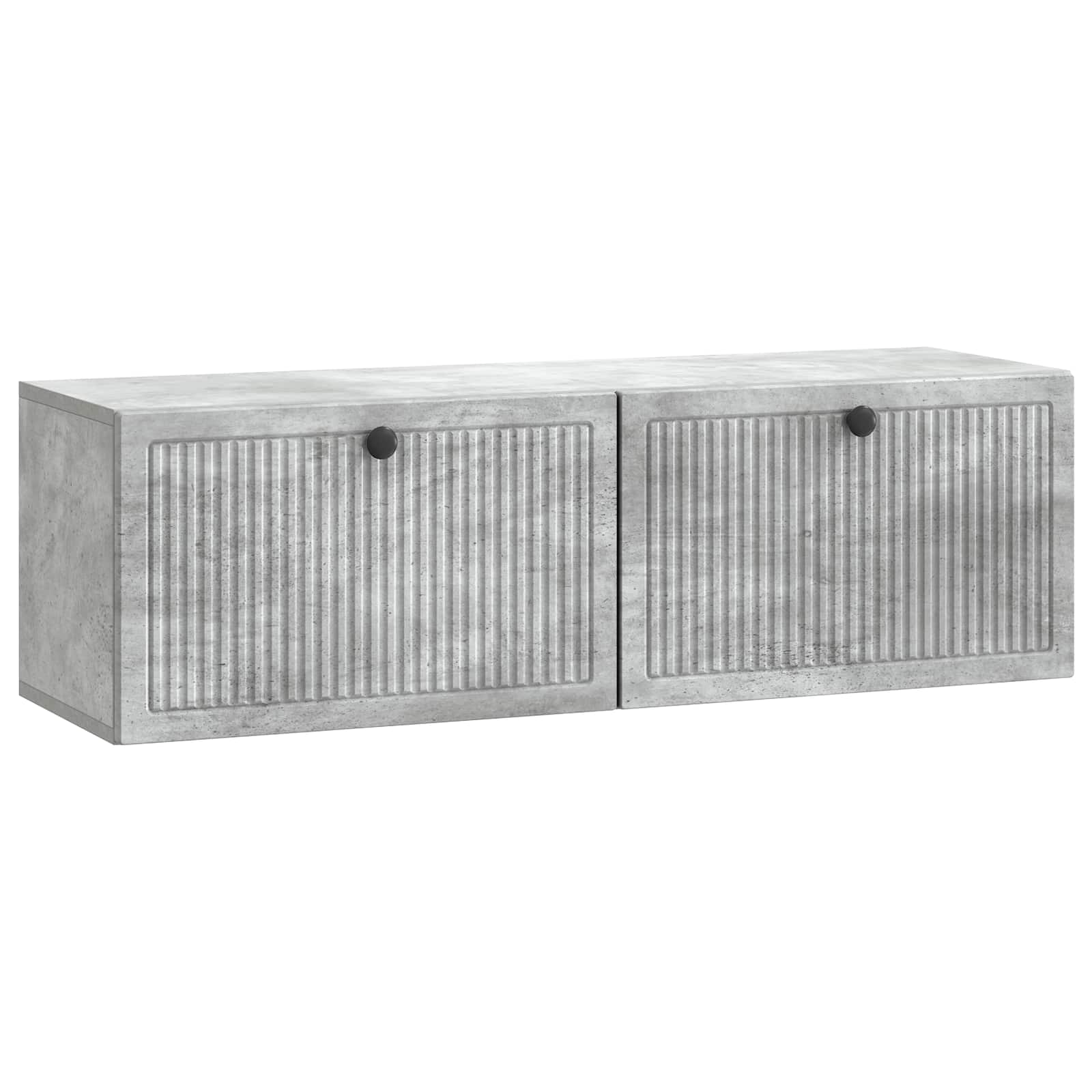 vidaXL Szafka RTV montowana na ścianie Betonowy szary 98 x 31 x 30 cm