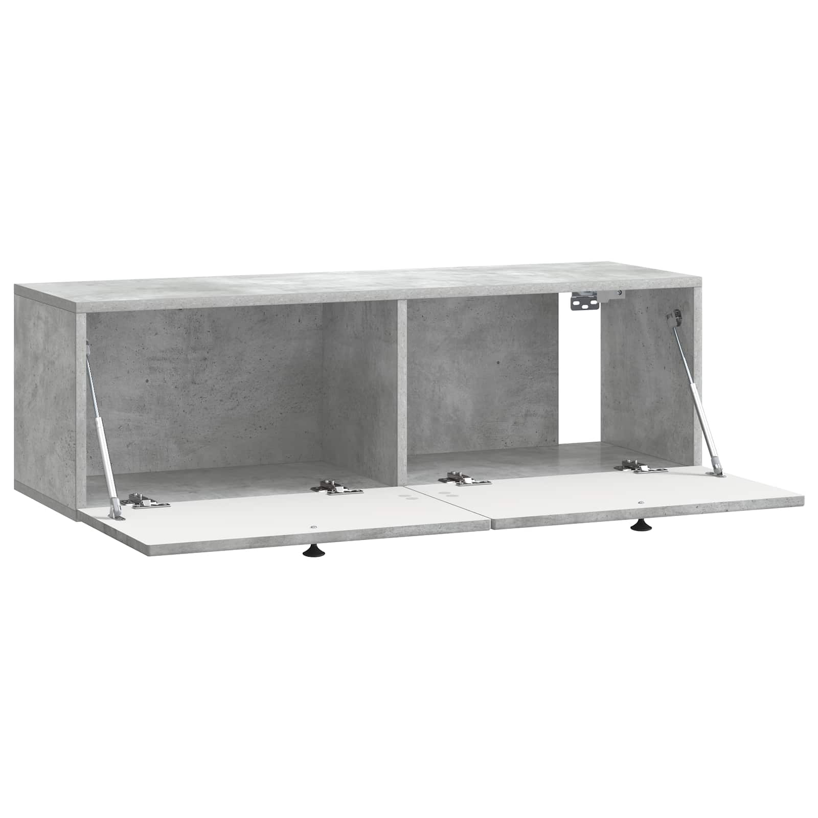 vidaXL Szafka RTV montowana na ścianie Betonowy szary 98 x 31 x 30 cm