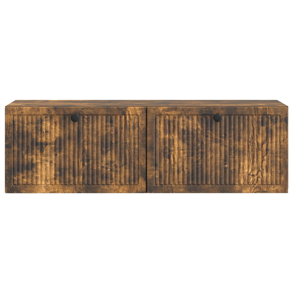 vidaXL Szafka RTV montowana na ścianie Dąb wędzony 98 x 31 x 30 cm