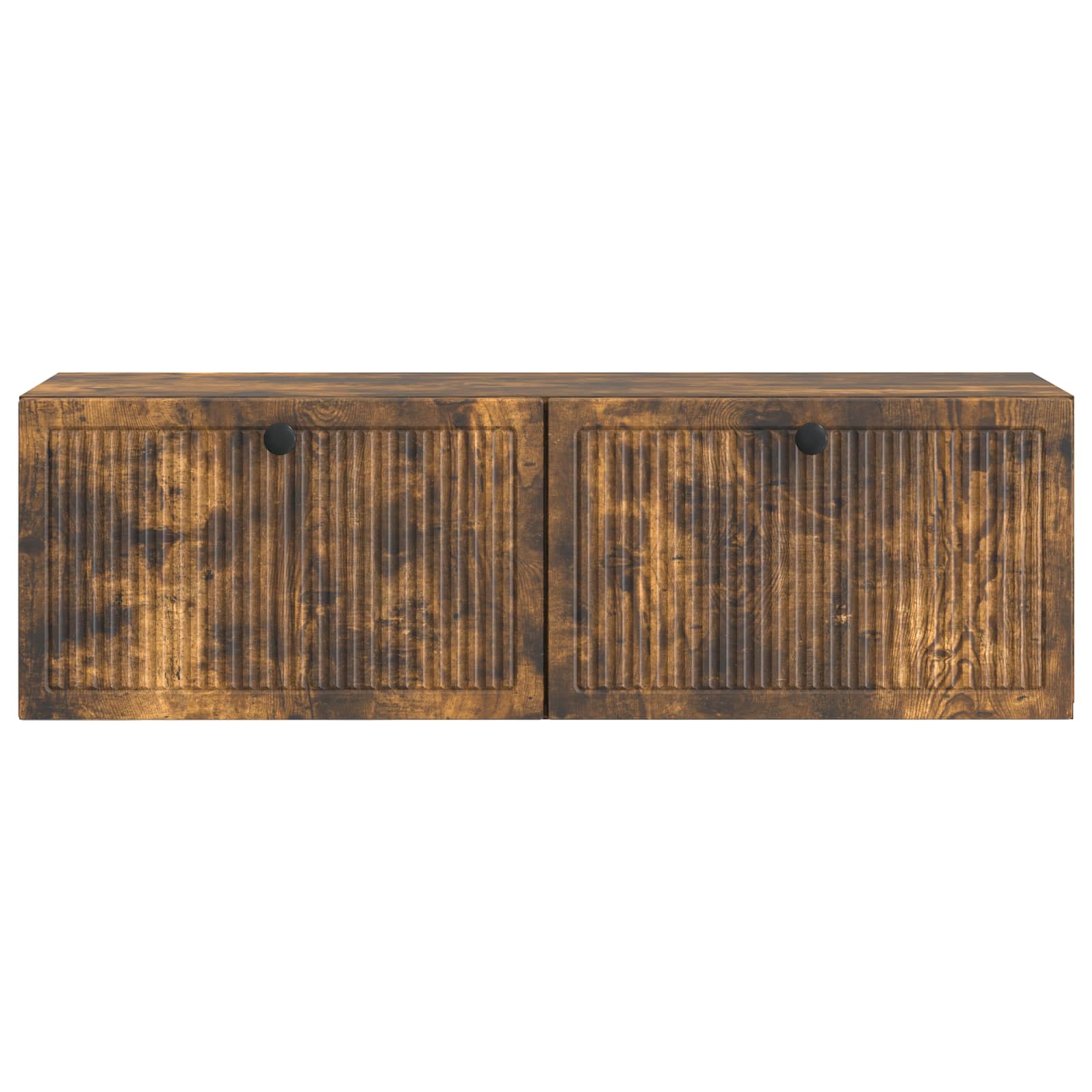 vidaXL Szafka RTV montowana na ścianie Dąb wędzony 98 x 31 x 30 cm