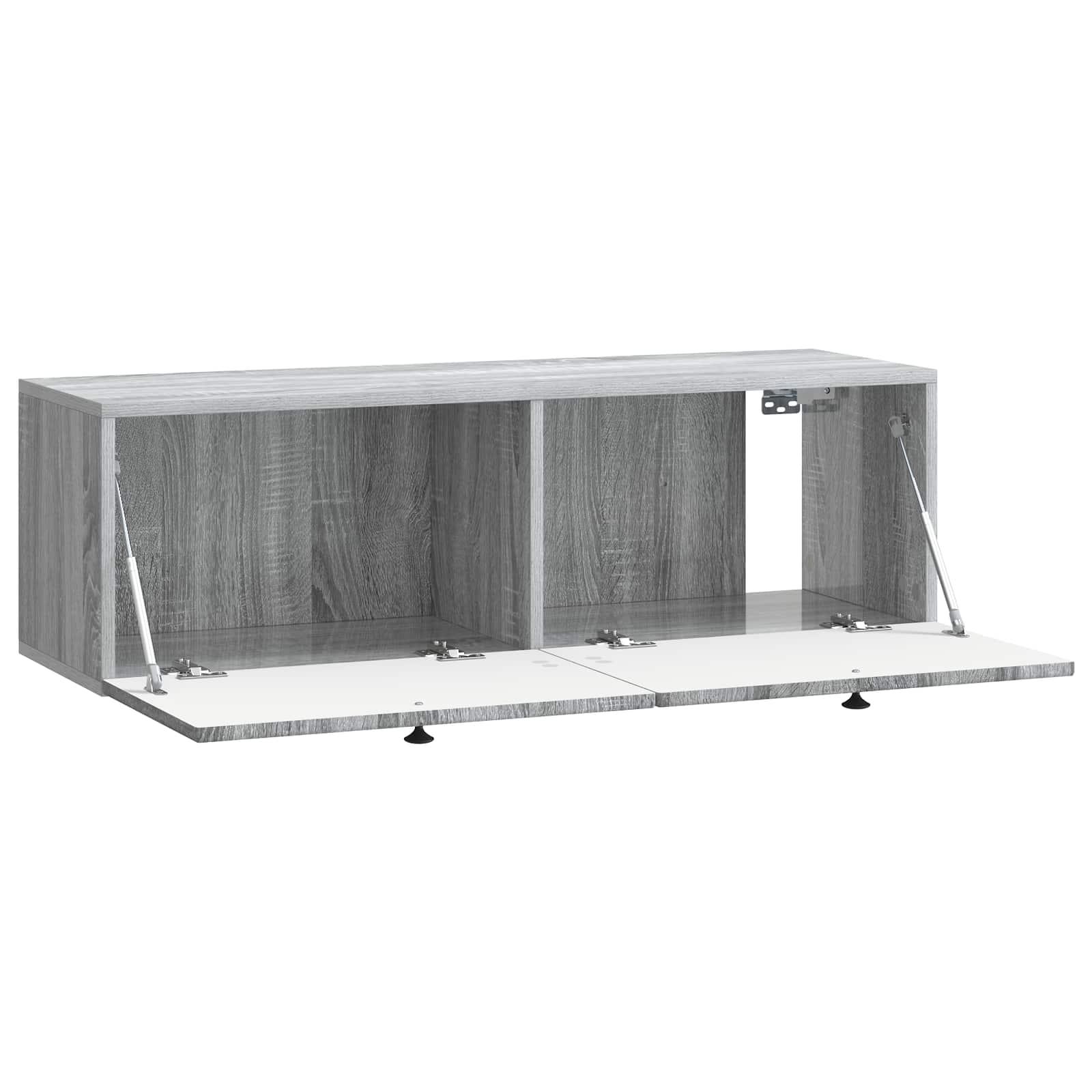 vidaXL Szafka RTV montowana na ścianie Szary Sonoma 98 x 31 x 30 cm