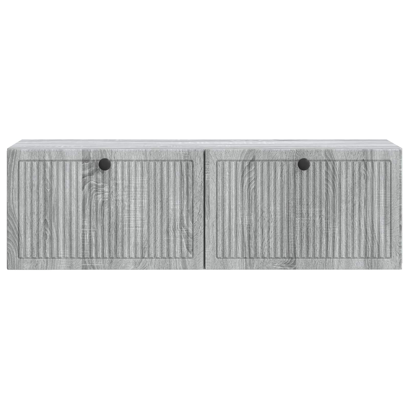 vidaXL Szafka RTV montowana na ścianie Szary Sonoma 98 x 31 x 30 cm