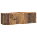 vidaXL Szafka RTV montowana na ścianie Stare drewno 98 x 31 x 30 cm
