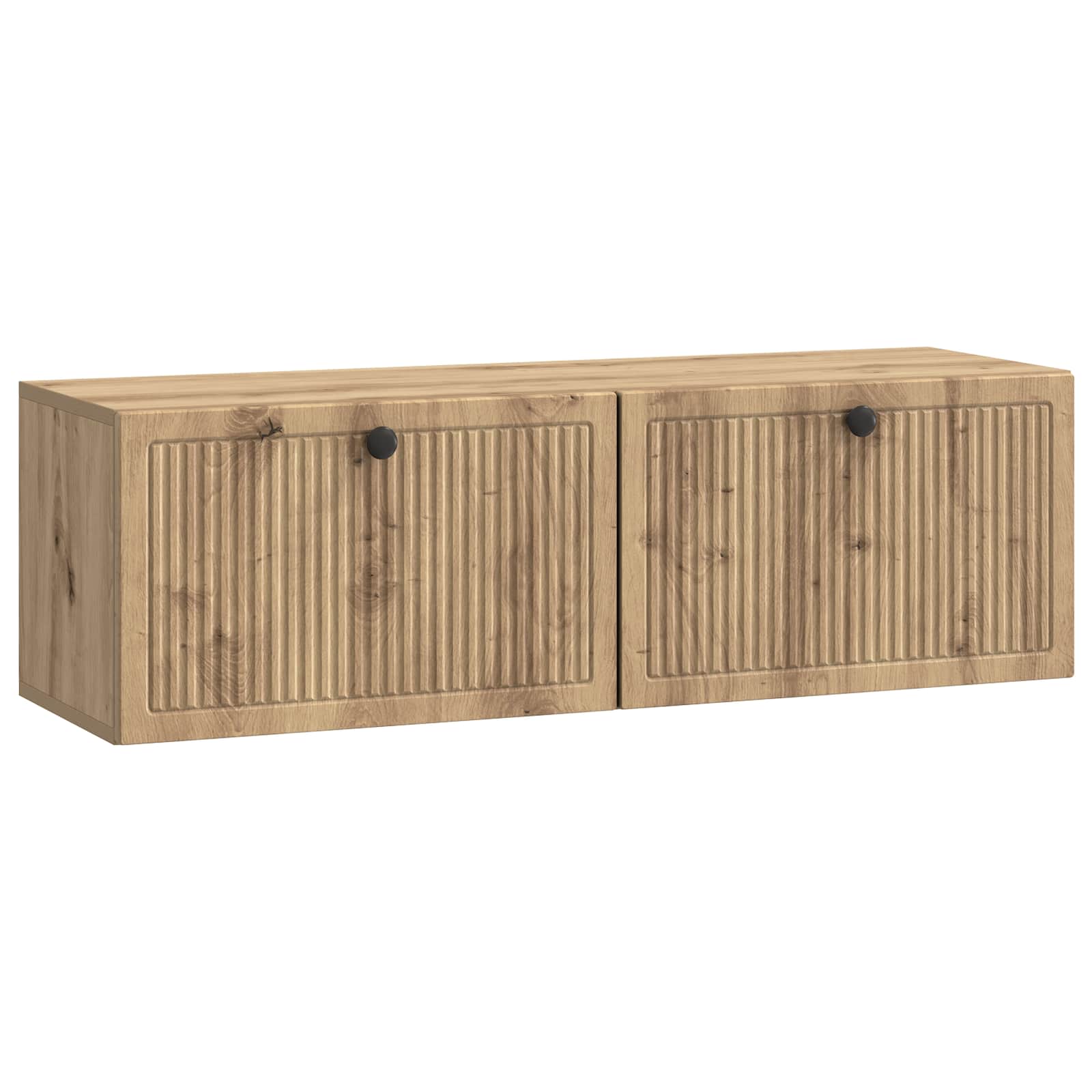 vidaXL Szafka RTV montowana na ścianie Dąb artisan 98 x 31 x 30 cm