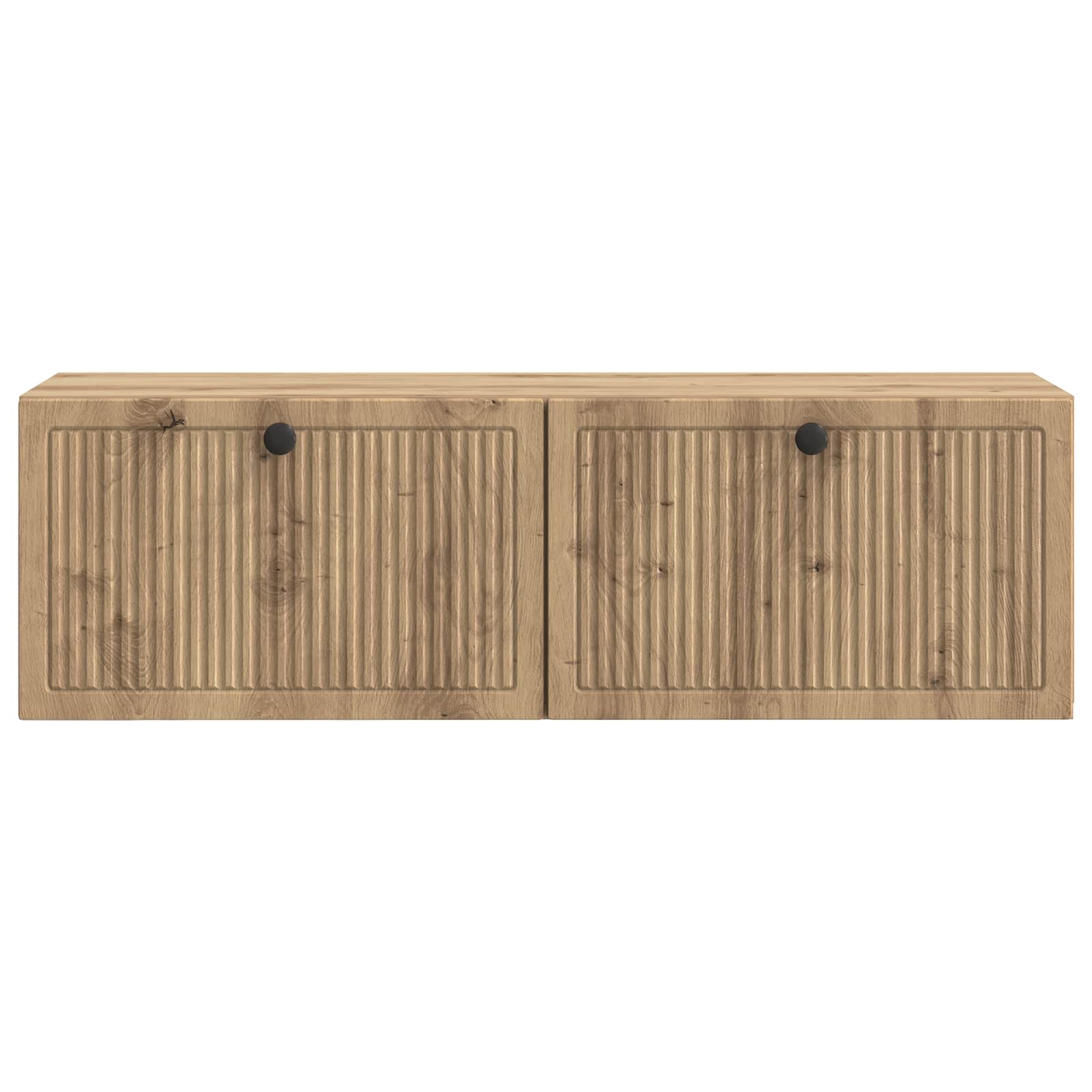 vidaXL Szafka RTV montowana na ścianie Dąb artisan 98 x 31 x 30 cm