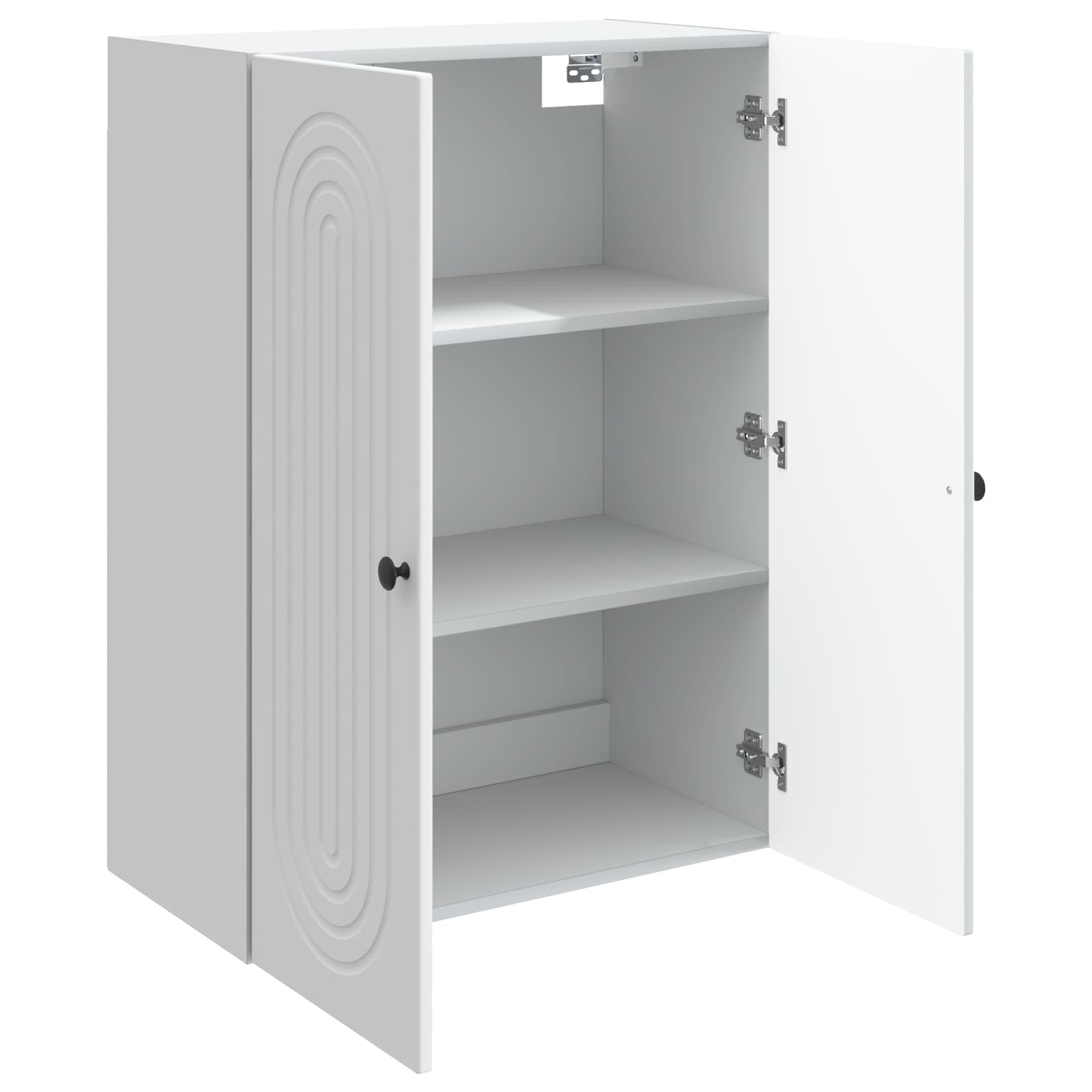 vidaXL Szafka ścienna Biały 66 x 34,5 x 90 cm Drewno inżynieryjne
