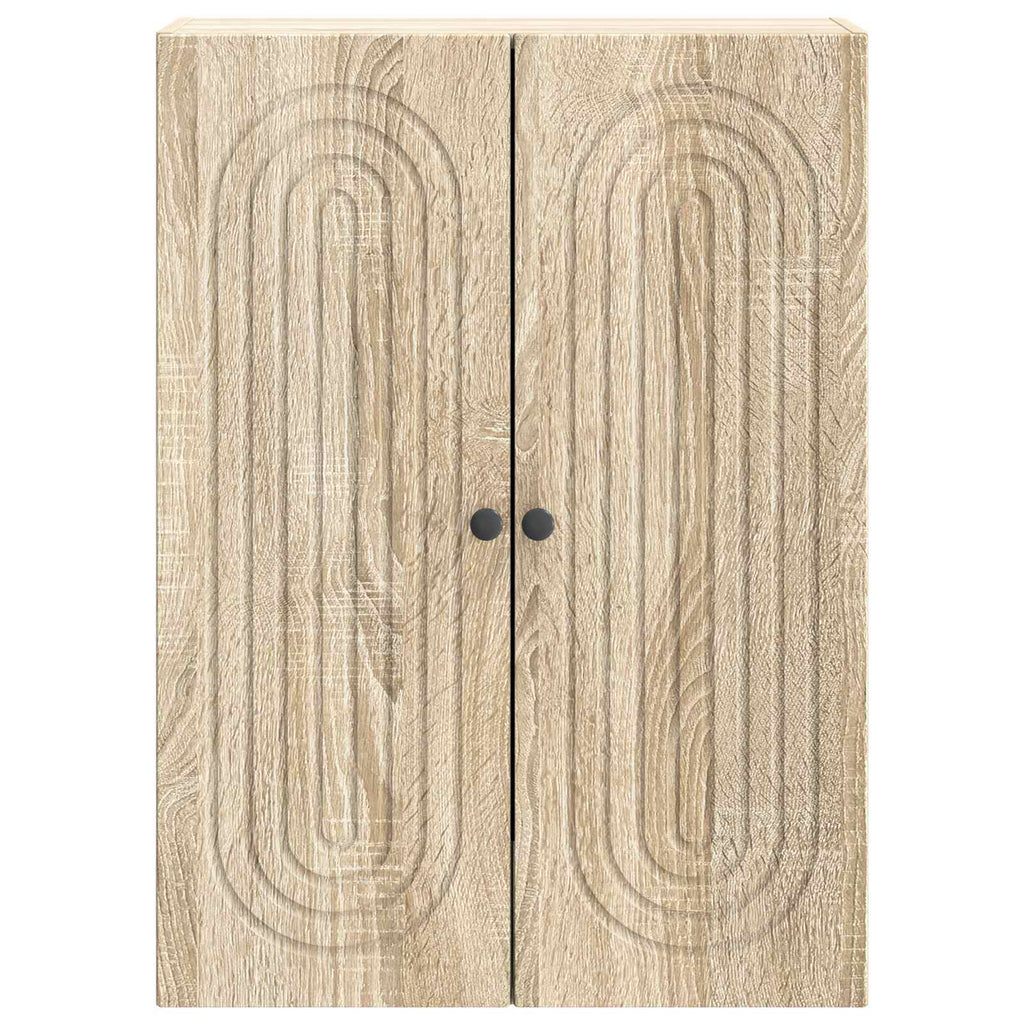vidaXL Szafka ścienna dąb Sonoma 66 x 34,5 x 90 cm Drewno inżynieryjne