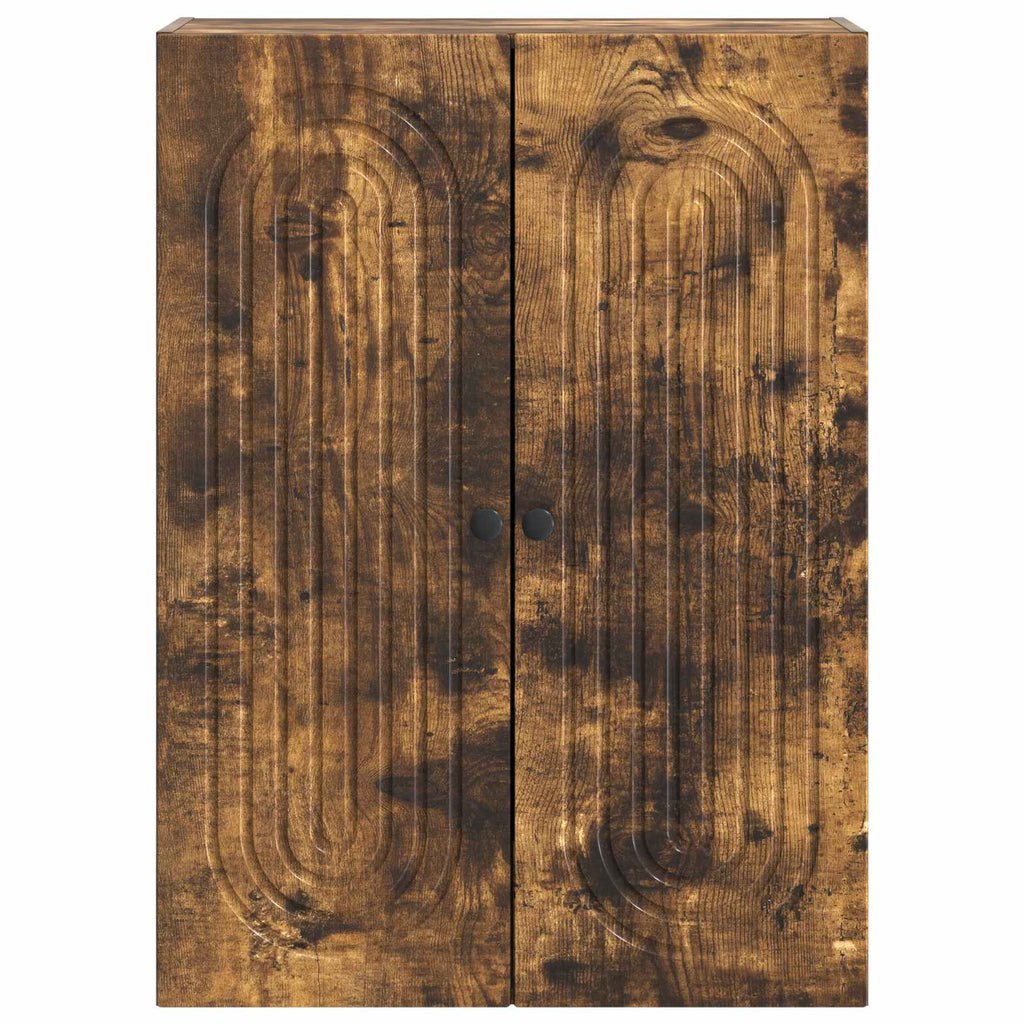 vidaXL Szafka ścienna Dąb wędzony 66 x 34,5 x 90 cm