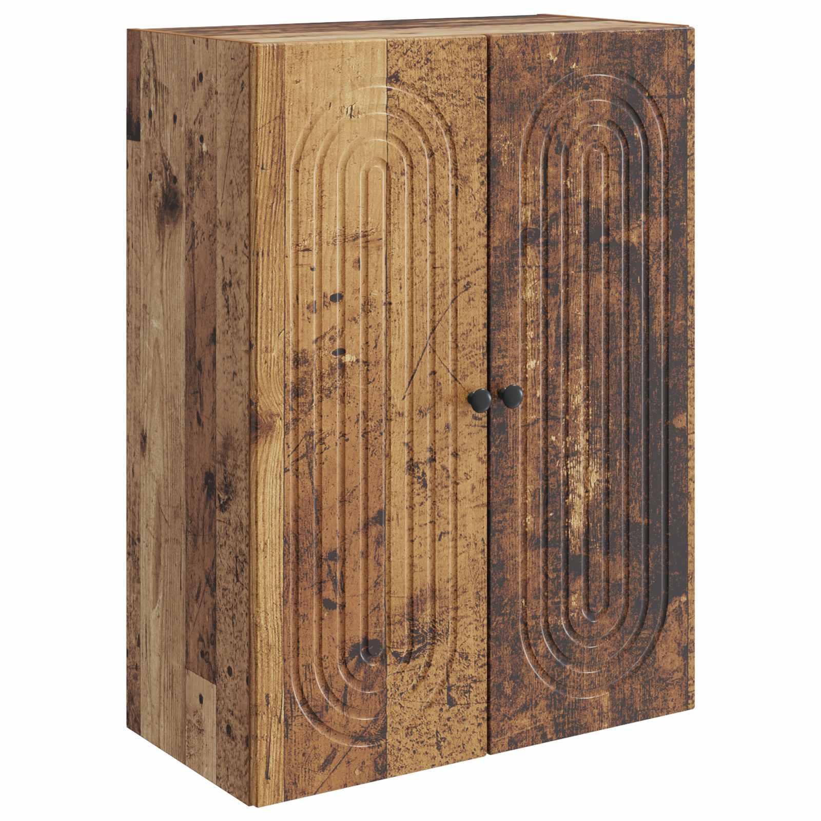 vidaXL Szafka ścienna Stare drewno 66 x 34,5 x 90 cm