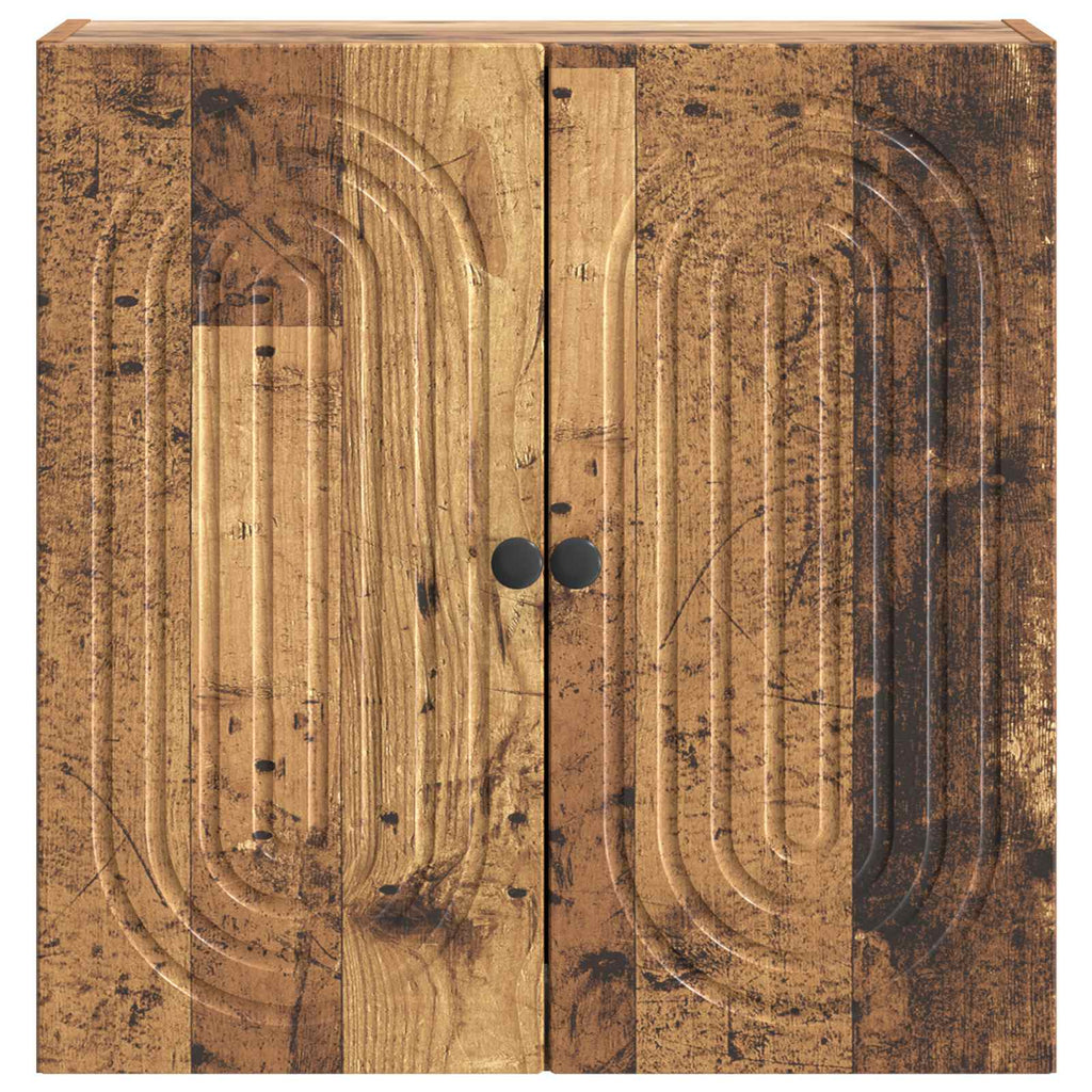 vidaXL Szafka ścienna Stare drewno 59 x 31 x 60 cm Drewno inżynieryjne