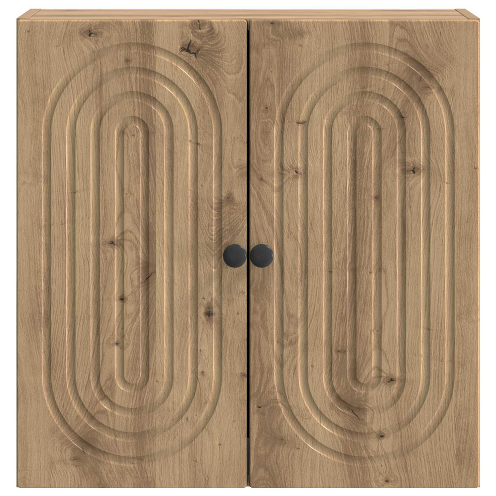 vidaXL Szafka ścienna 59 x 31 x 60 cm Drewno inżynieryjne Dąb artisan