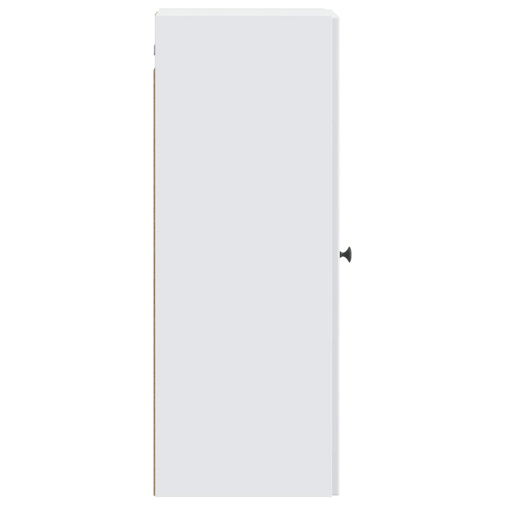 vidaXL Szafka ścienna Biały 33 x 34,5 x 90 cm Drewno inżynieryjne