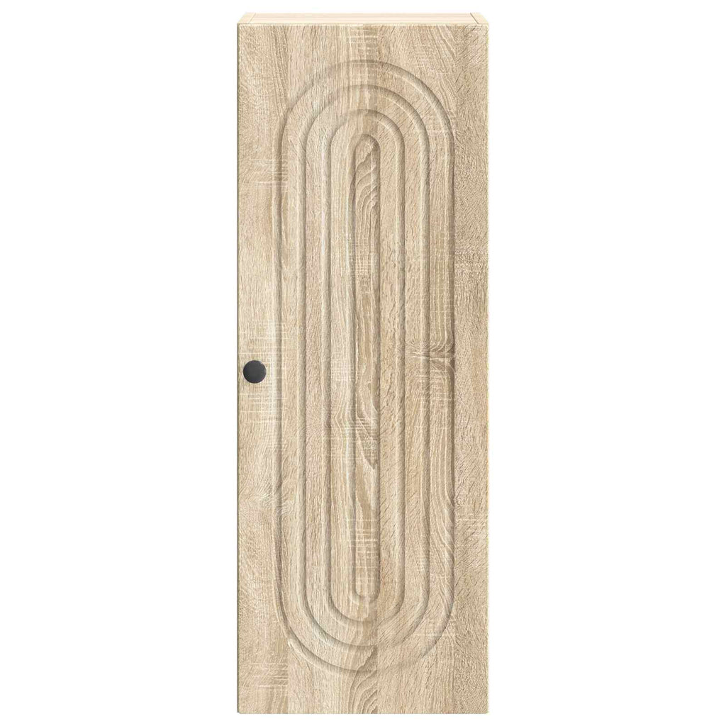 vidaXL Szafka ścienna dąb Sonoma 33 x 34,5 x 90 cm Drewno inżynieryjne