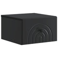 vidaXL Wisząca Szafka Nocna z szufladą Czarny 33 x 34,5 x 20 cm