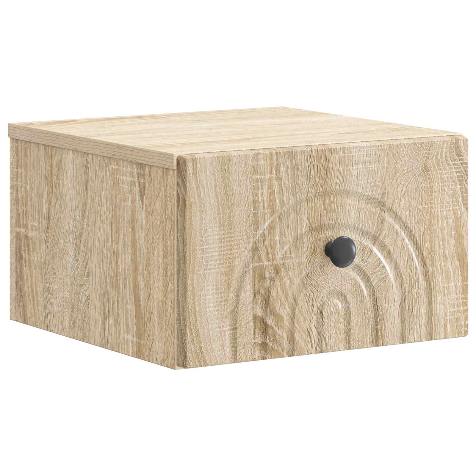 vidaXL Wisząca Szafka Nocna z szufladą dąb Sonoma 33 x 34,5 x 20 cm