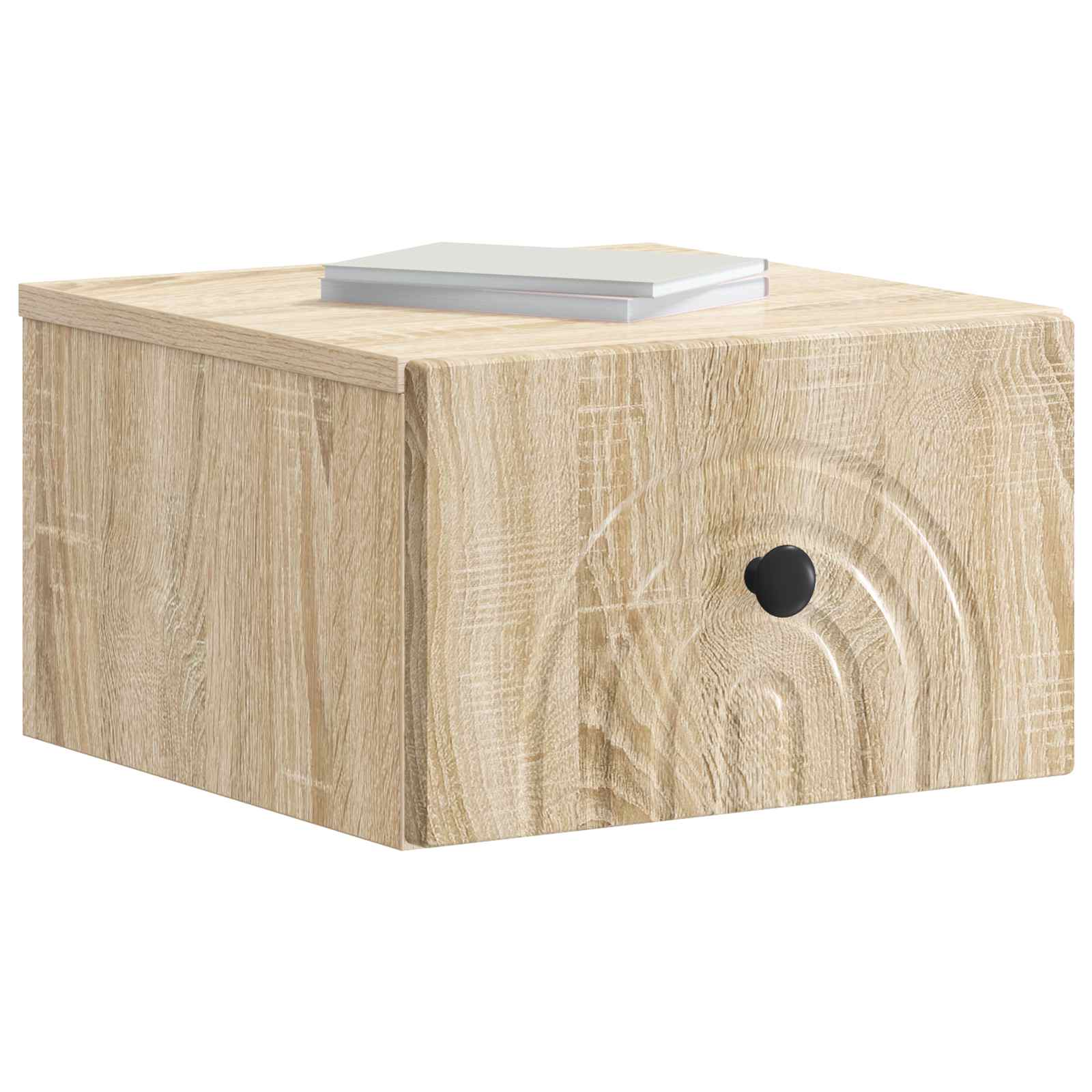 vidaXL Wisząca Szafka Nocna z szufladą dąb Sonoma 33 x 34,5 x 20 cm