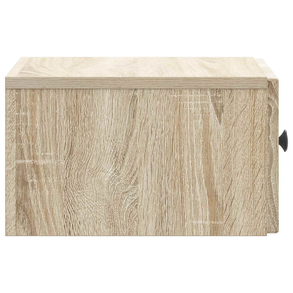 vidaXL Wisząca Szafka Nocna 2 pcs dąb Sonoma 33 x 34,5 x 20 cm