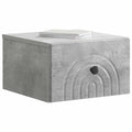 vidaXL Wisząca Szafka Nocna 2 pcs Betonowy szary 33 x 34,5 x 20 cm