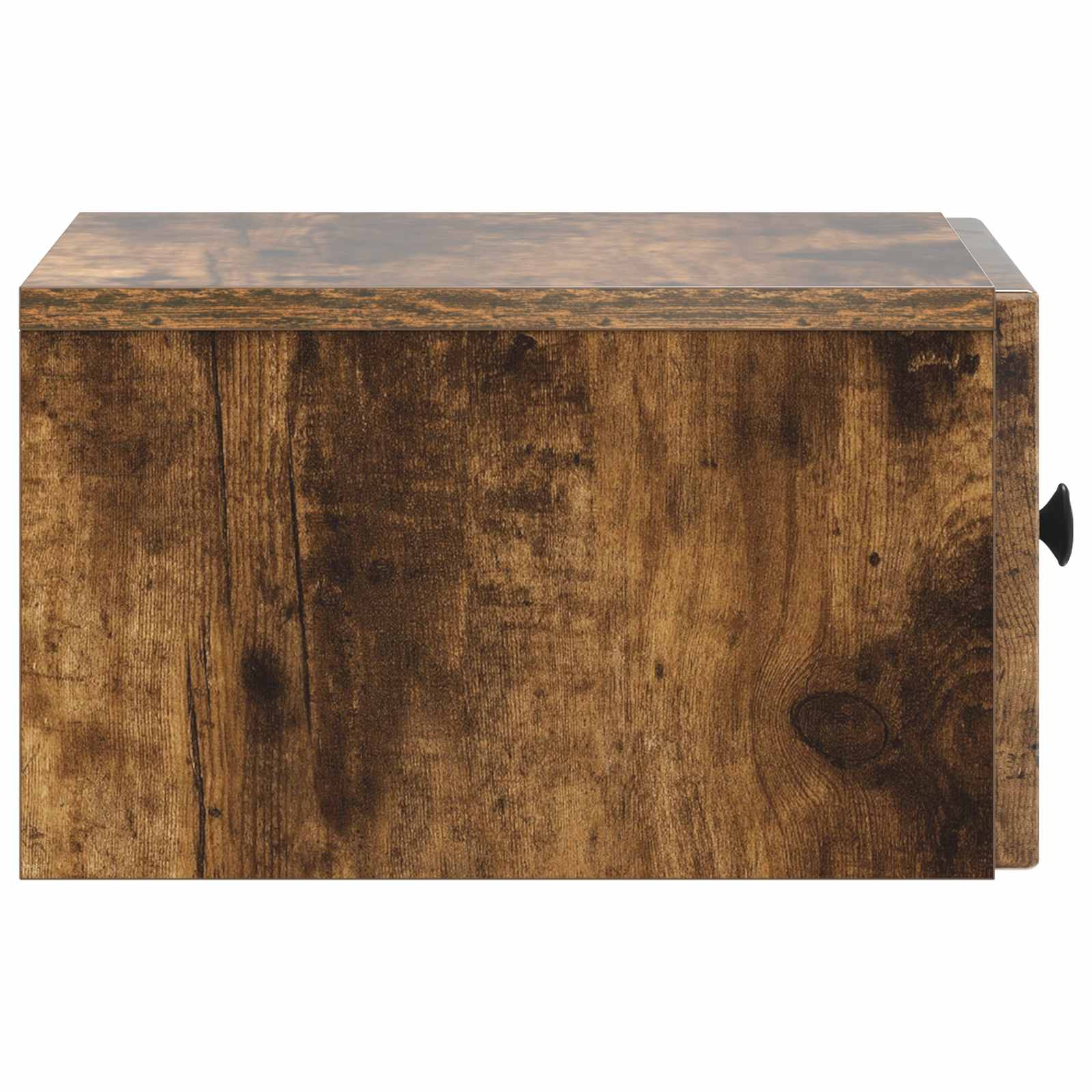 vidaXL Wisząca Szafka Nocna z szufladą Dąb wędzony 33 x 34,5 x 20 cm