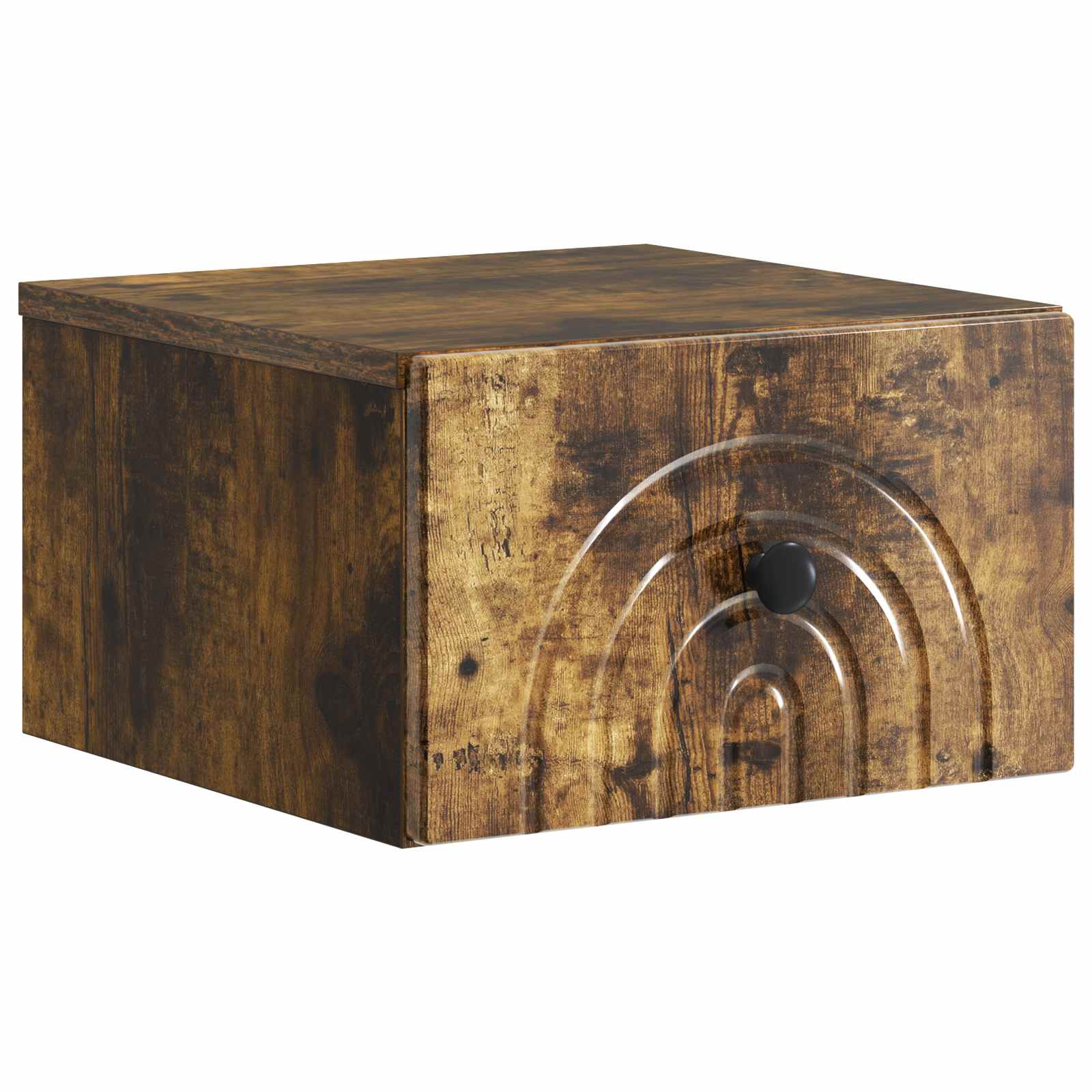vidaXL Wisząca Szafka Nocna 2 pcs Dąb wędzony 33 x 34,5 x 20 cm