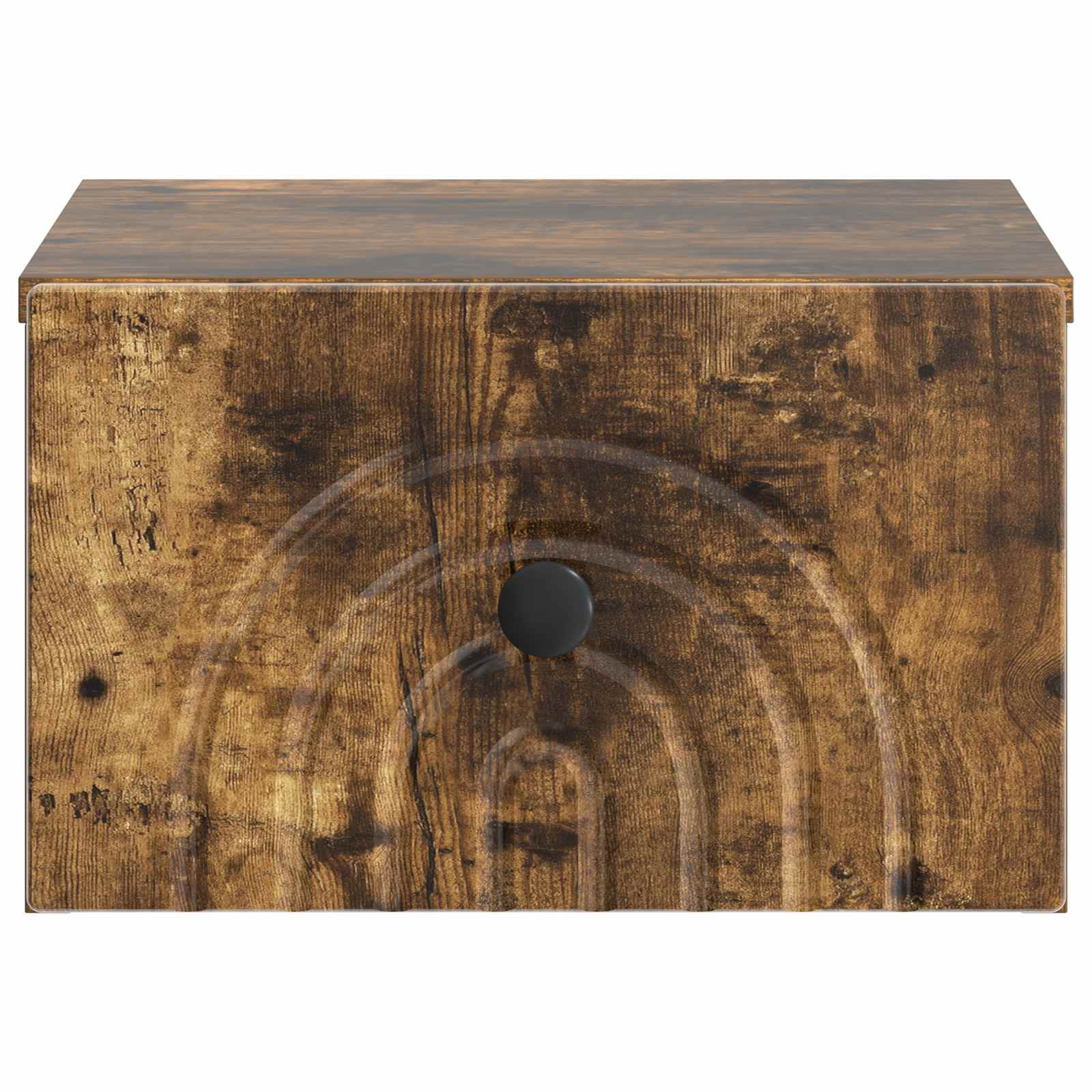 vidaXL Wisząca Szafka Nocna 2 pcs Dąb wędzony 33 x 34,5 x 20 cm