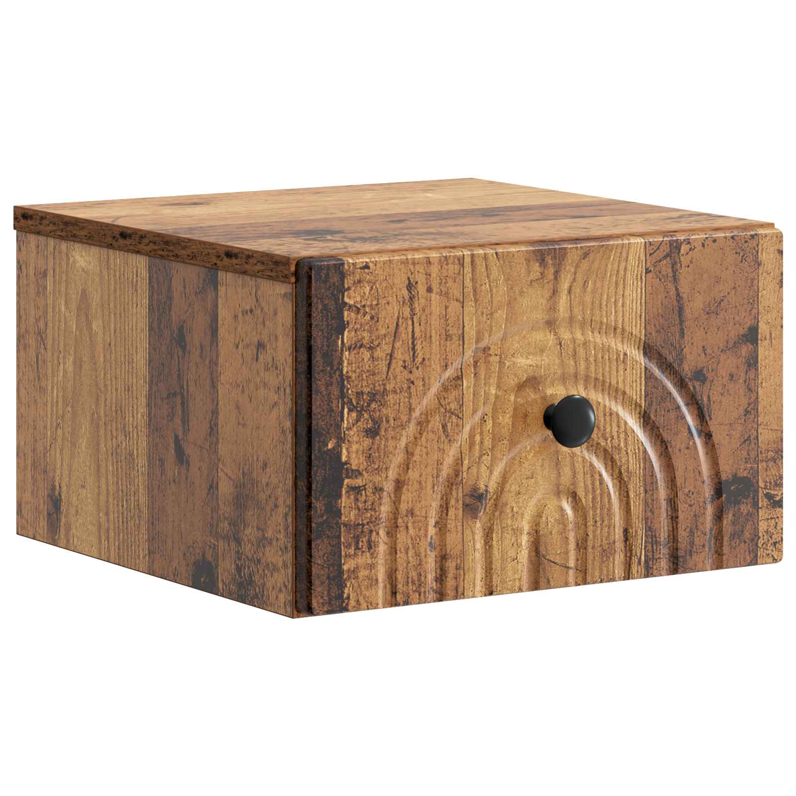 vidaXL Wisząca Szafka Nocna 2 pcs Stare drewno 33 x 34,5 x 20 cm
