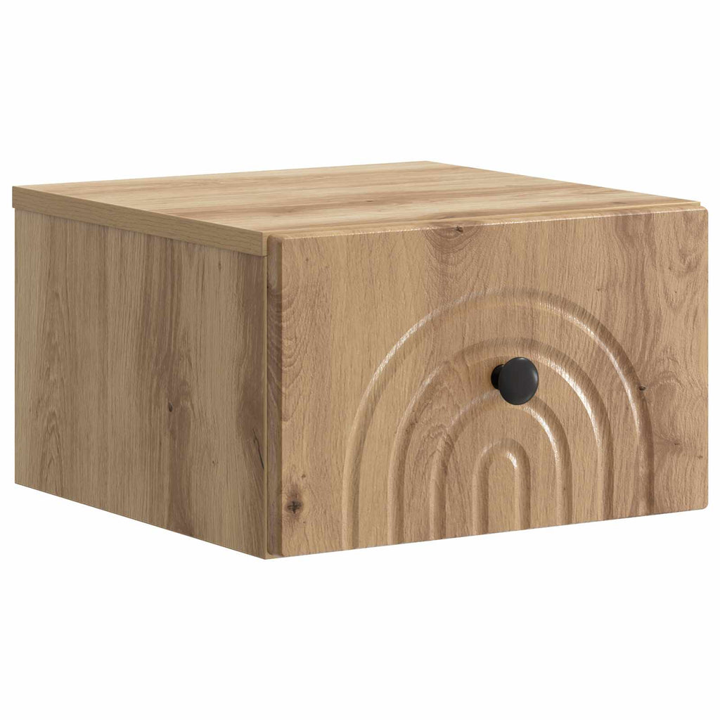 vidaXL Wisząca Szafka Nocna 2 pcs Dąb artisan 33 x 34,5 x 20 cm