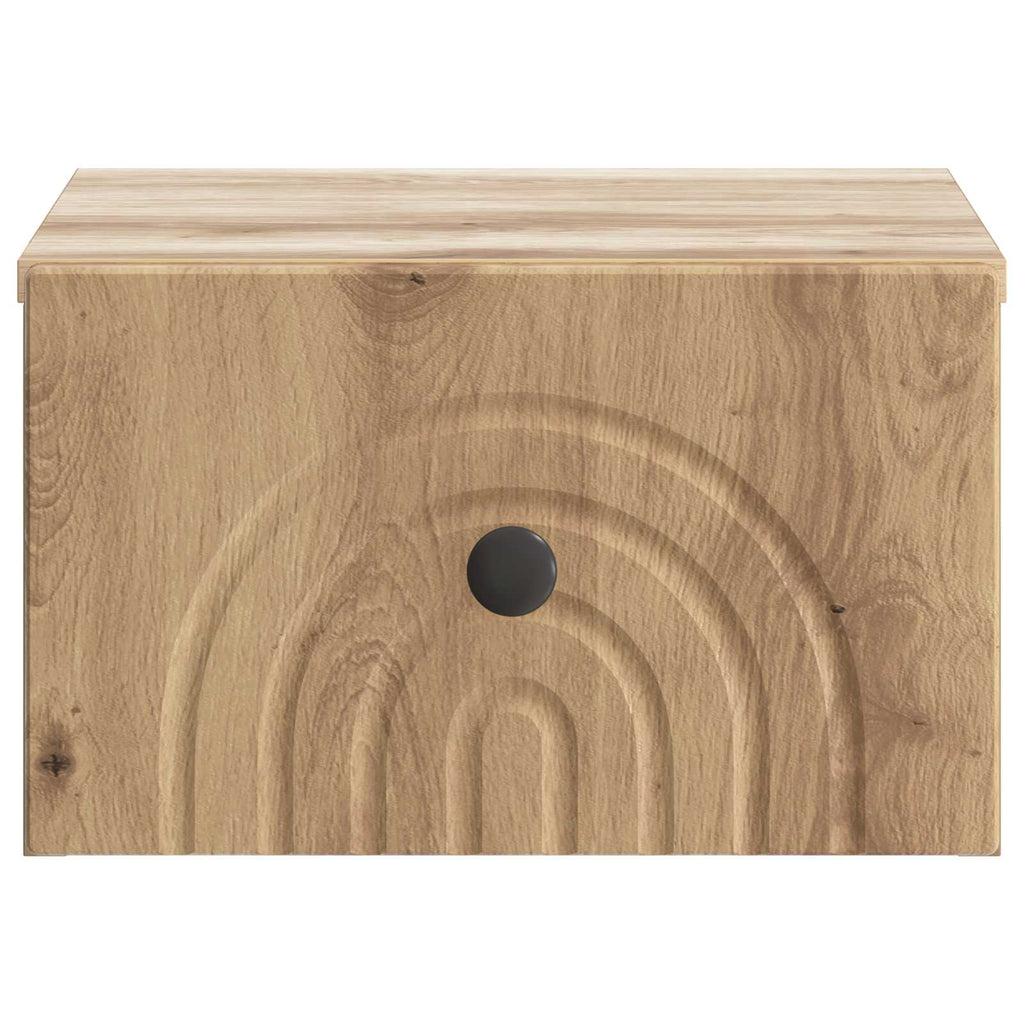 vidaXL Wisząca Szafka Nocna 2 pcs Dąb artisan 33 x 34,5 x 20 cm