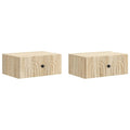 vidaXL Wisząca Szafka Nocna 2 pcs dąb Sonoma 49 x 34,5 x 20 cm