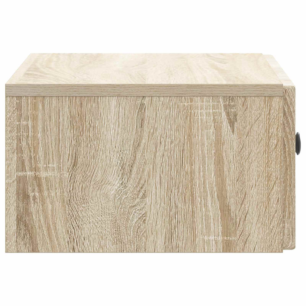 vidaXL Wisząca Szafka Nocna 2 pcs dąb Sonoma 49 x 34,5 x 20 cm
