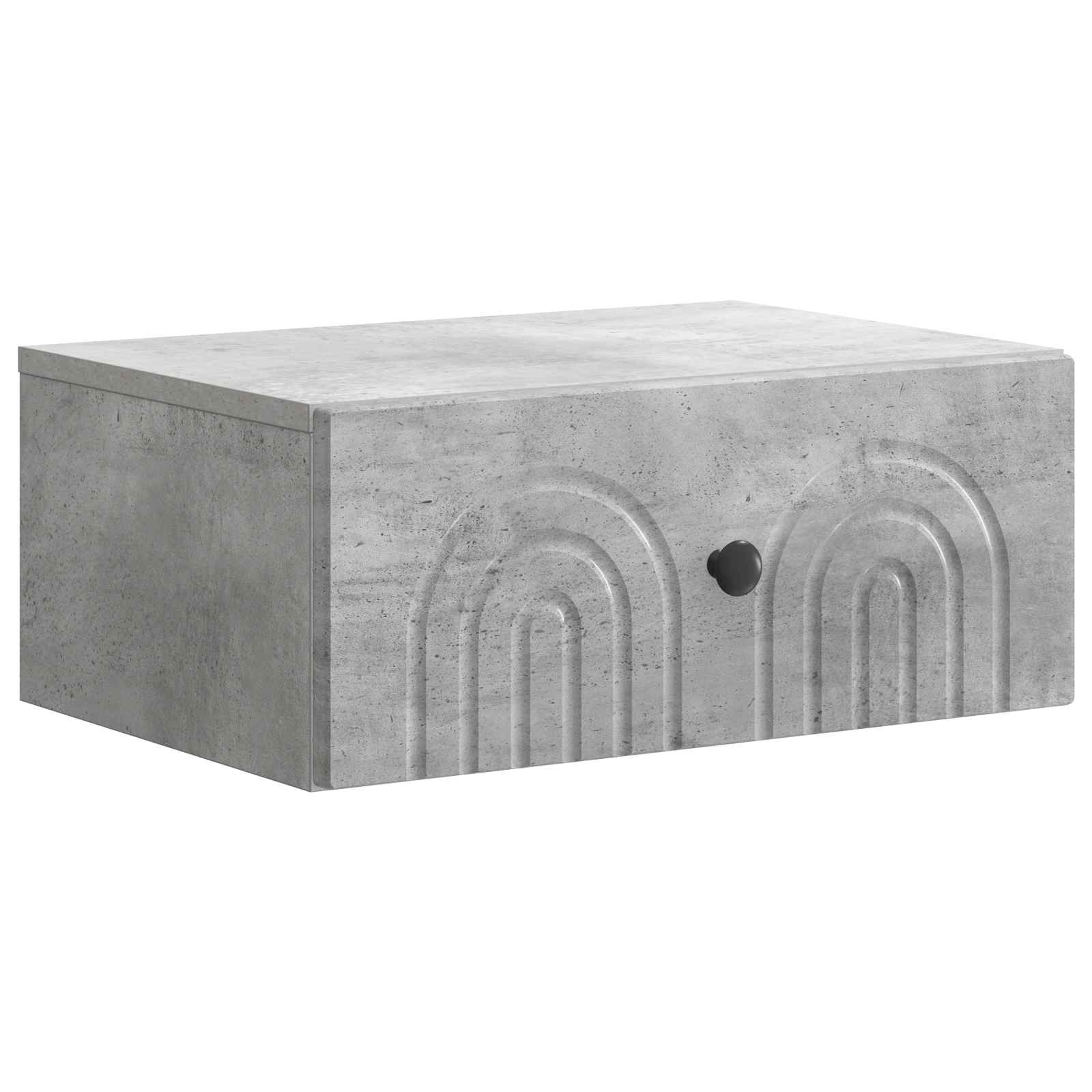vidaXL Wisząca Szafka Nocna 2 pcs Betonowy szary 49 x 34,5 x 20 cm