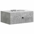 vidaXL Wisząca Szafka Nocna 2 pcs Betonowy szary 49 x 34,5 x 20 cm