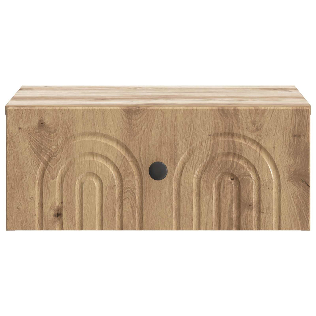 vidaXL Wisząca Szafka Nocna 2 pcs Dąb artisan 49 x 34,5 x 20 cm