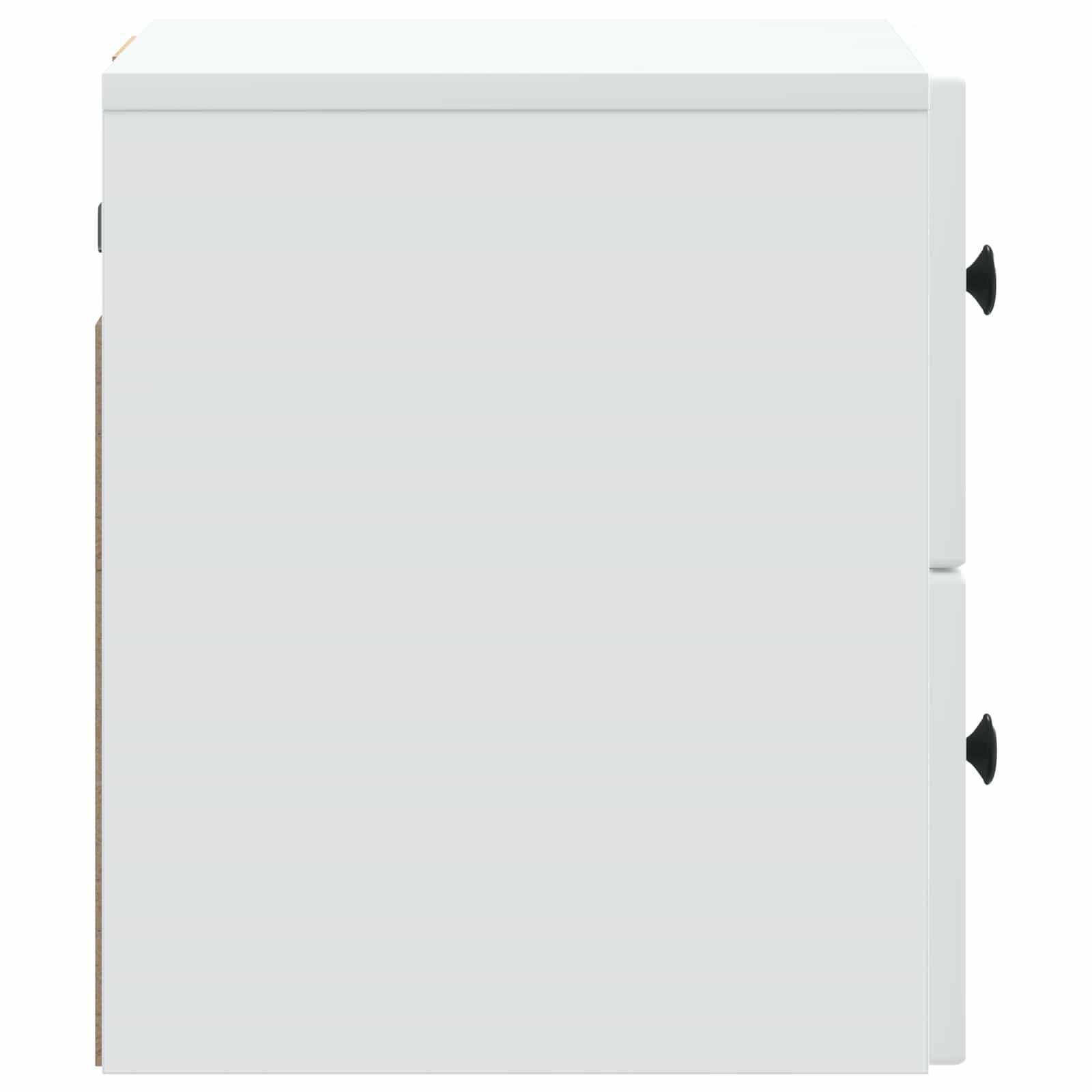 vidaXL Wisząca Szafka Nocna z szufladą 2 pcs Biały 33 x 34,5 x 40 cm