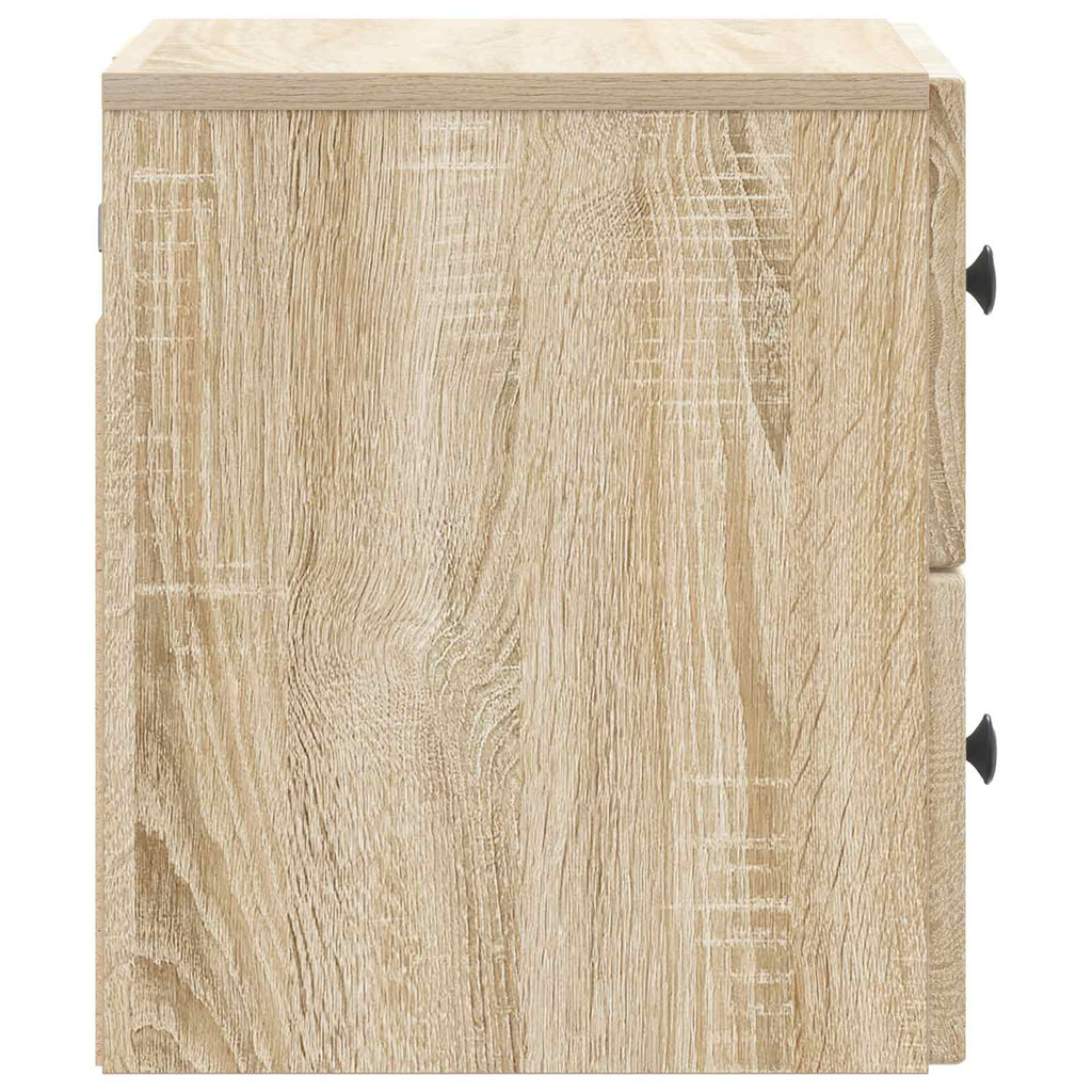 vidaXL Wisząca Szafka Nocna z szufladą dąb Sonoma 33 x 34,5 x 40 cm