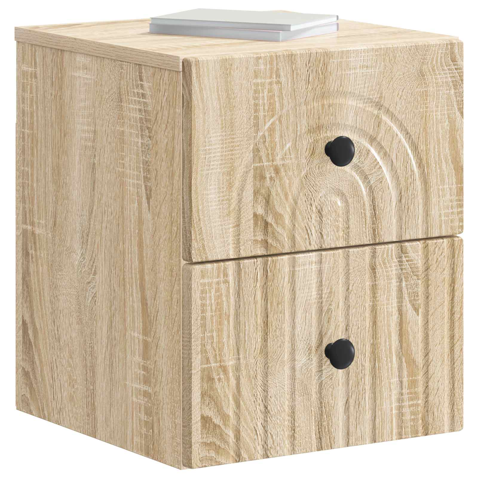 vidaXL Wisząca Szafka Nocna 2 pcs dąb Sonoma 33 x 34,5 x 40 cm