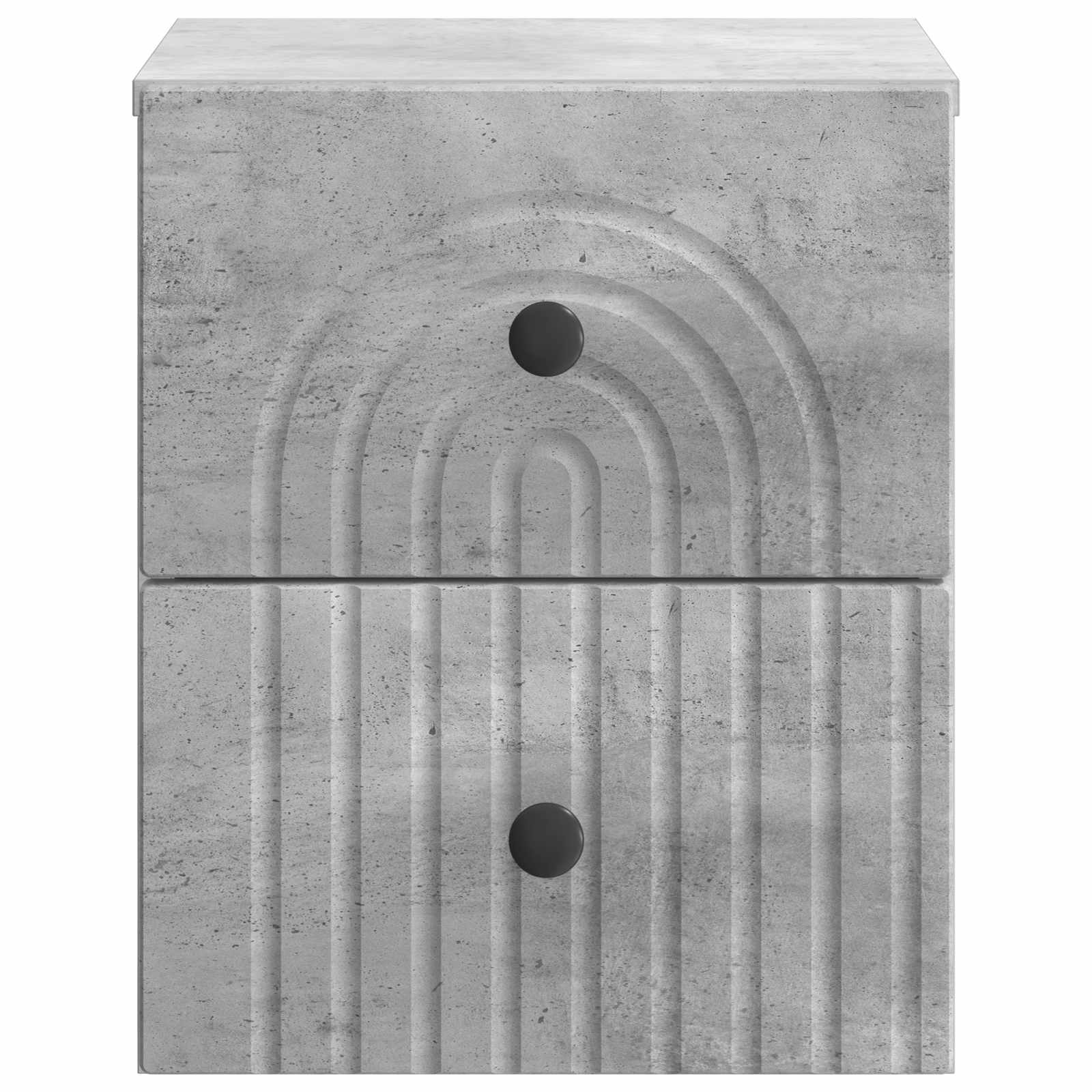 vidaXL Wisząca Szafka Nocna 2 pcs Betonowy szary 33 x 34,5 x 40 cm