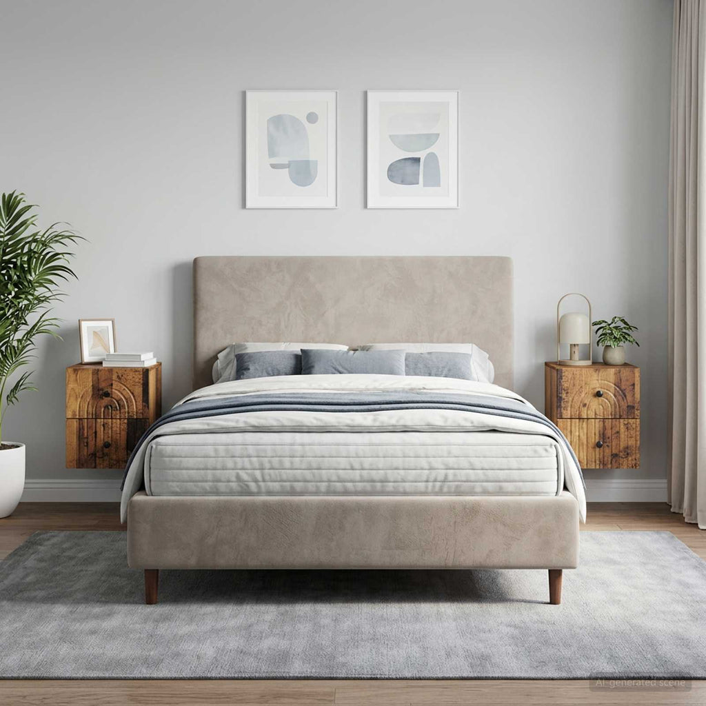 vidaXL Wisząca Szafka Nocna 2 szt. Stare drewno 33 x 34,5 x 40 cm