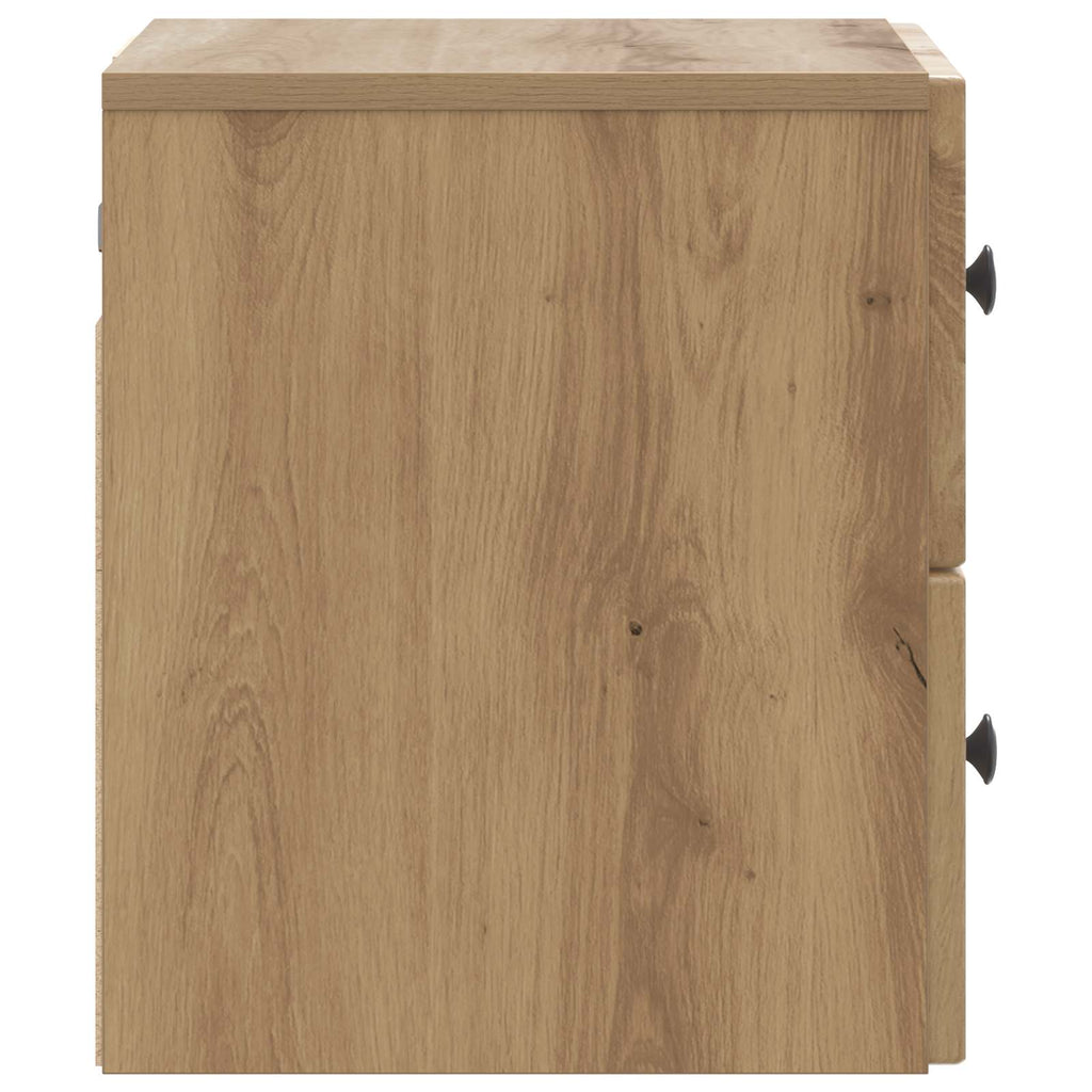 vidaXL Wisząca Szafka Nocna 2 pcs Dąb artisan 33 x 34,5 x 40 cm