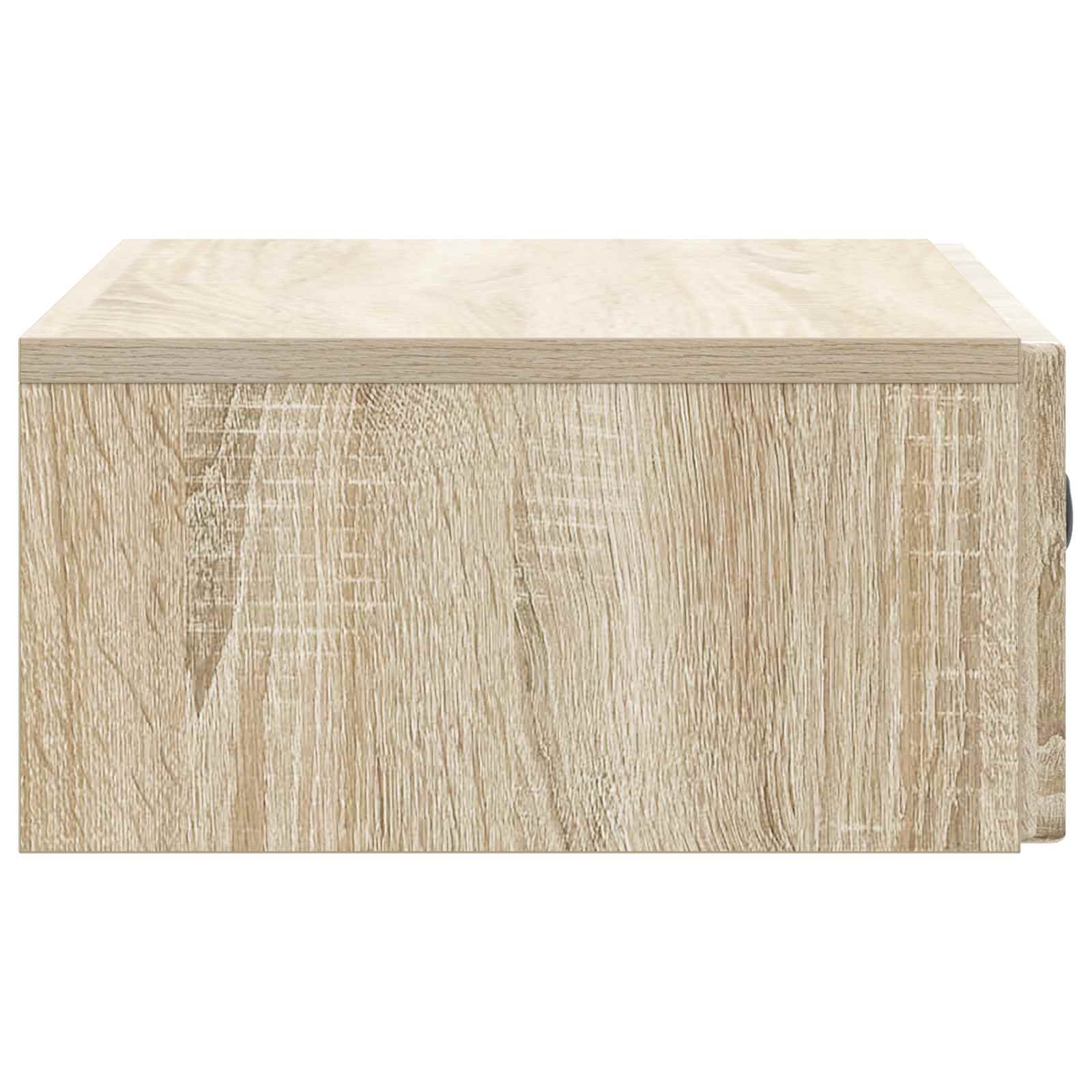 vidaXL Stolik boczny montowany na ścianie dąb Sonoma 59 x 34,5 x 17 cm